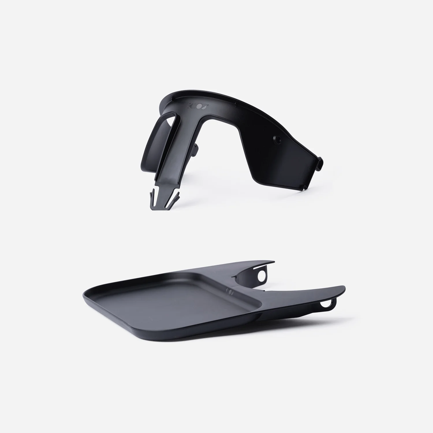 KAOS Charcoal Black Klapp Højstol Recycled Med KLAPP® Sikkerhedsbøjle Og Bakke Bundle - Image 12
