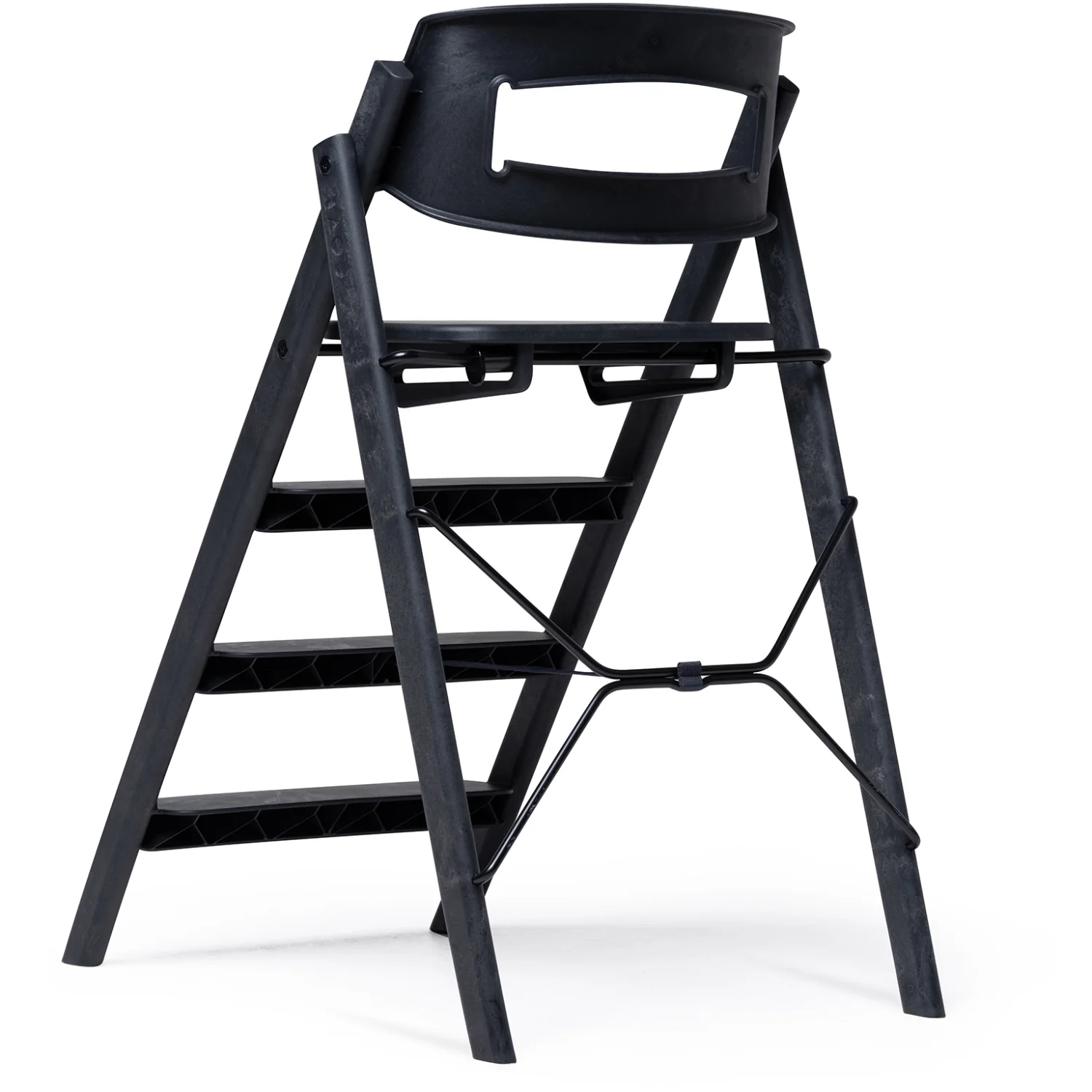 KAOS Charcoal Black Klapp Højstol Recycled Med KLAPP® Sikkerhedsbøjle Og Bakke Bundle - Image 19