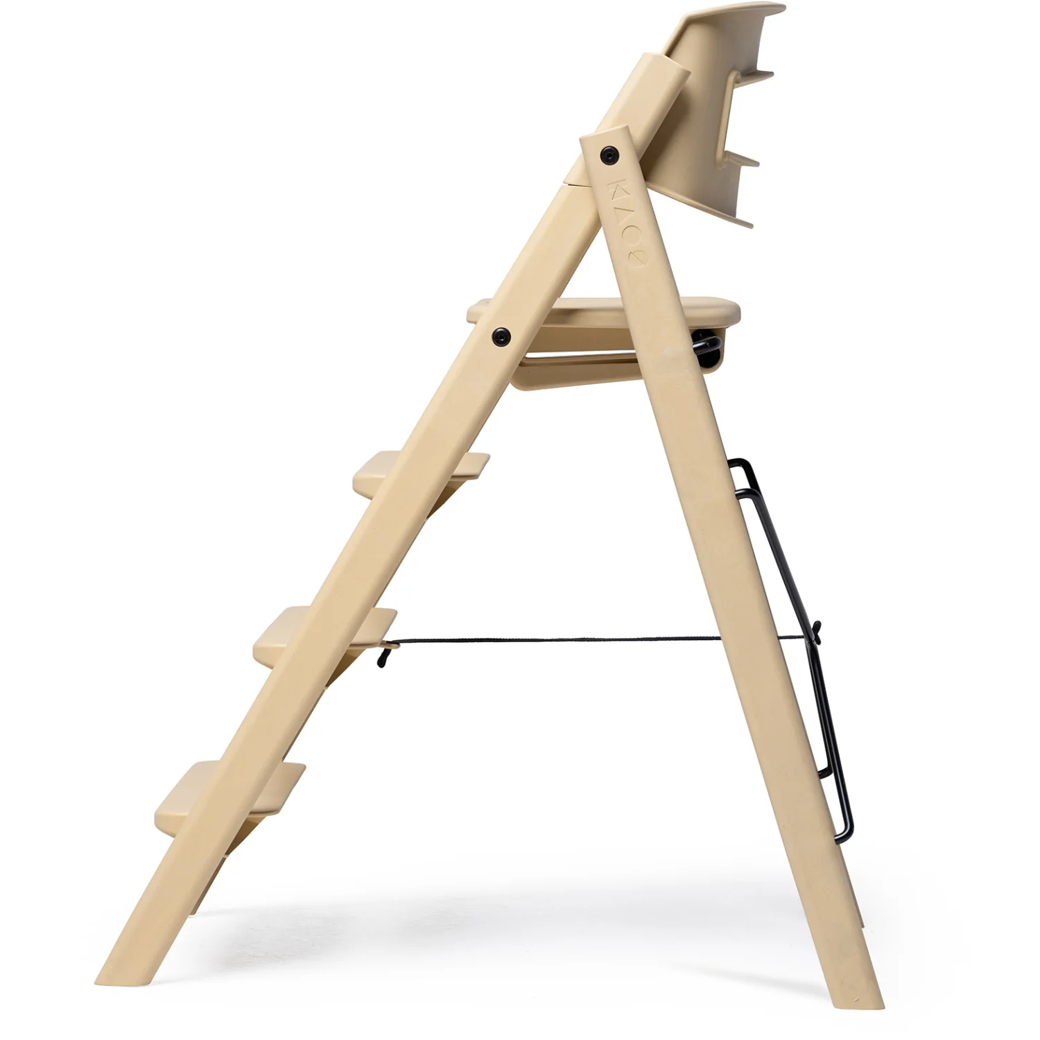 KAOS Desert Sand Klapp Højstol Recycled Med KLAPP® Sikkerhedsbøjle Og Bakke Bundle - Image 17