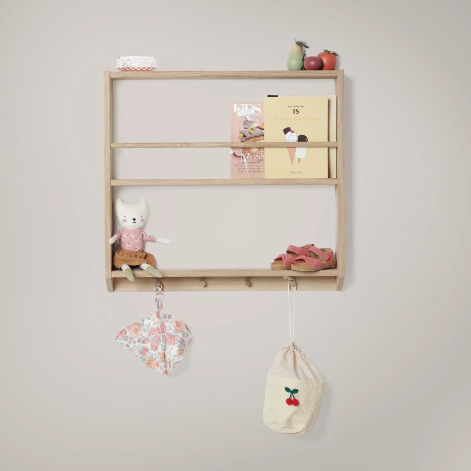 KAS Kopenhagen Natural Oil Eli Shelves Med Hooks - Image 3