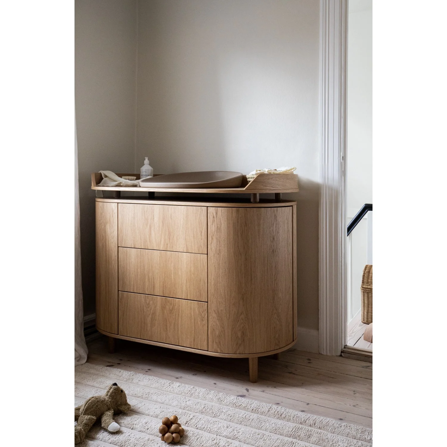 KAS Kopenhagen Oak Veneer Kai Kommode - Image 4