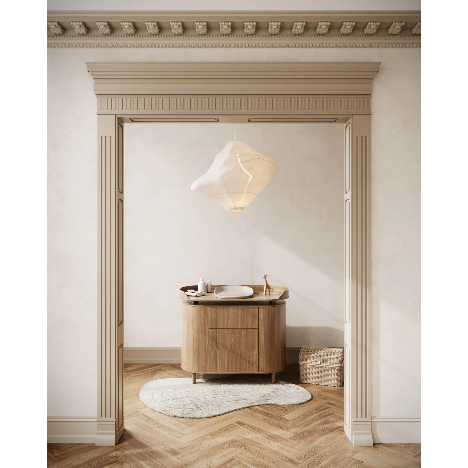 KAS Kopenhagen Oak Veneer Kai Kommode - Image 7