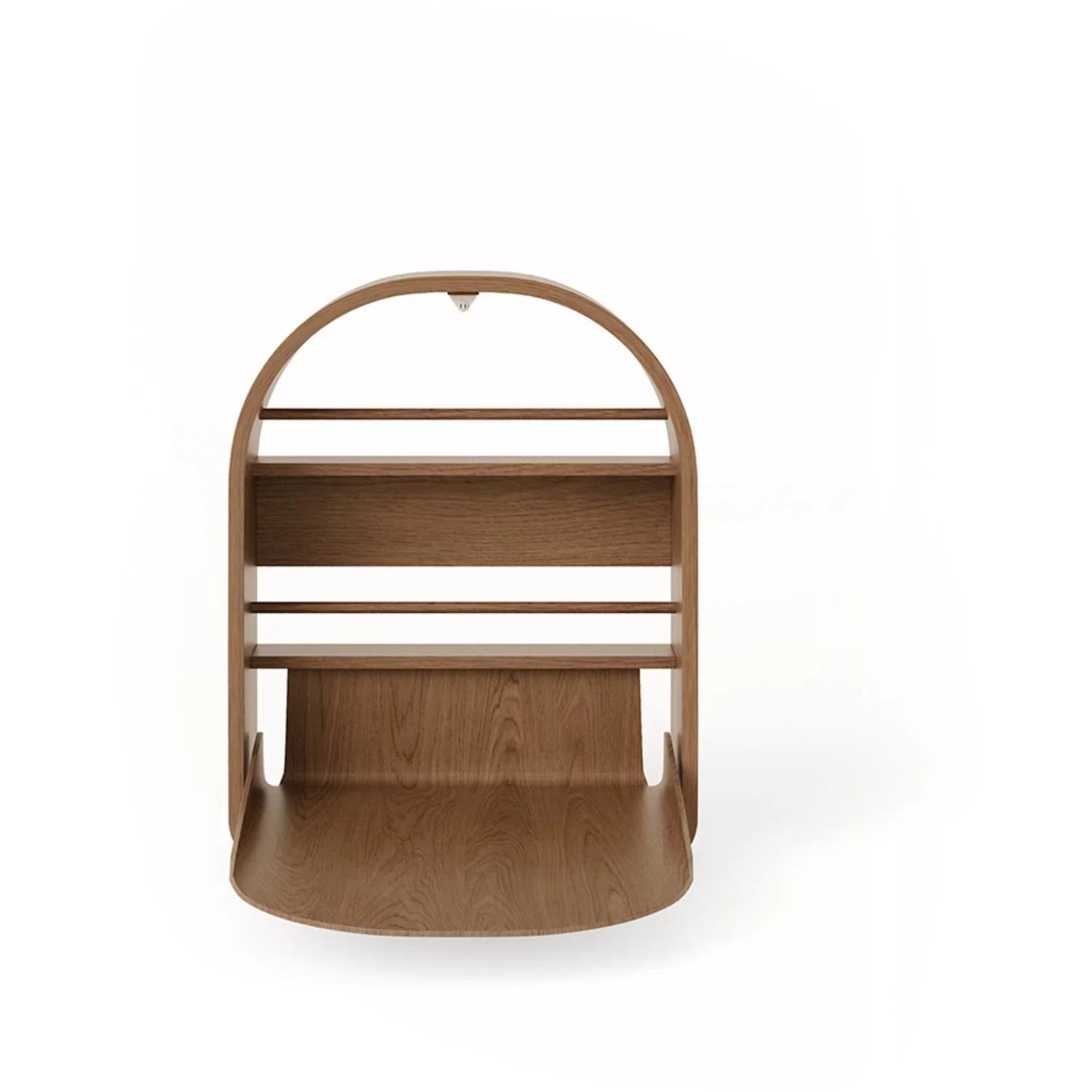KAS Kopenhagen Smoked Oak Kai Wall Changing Table Smoked Eg