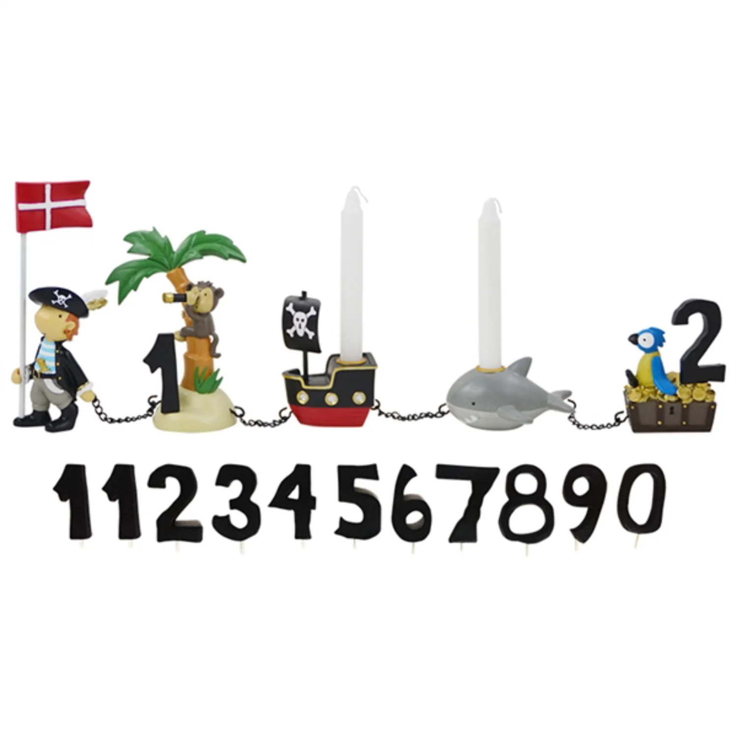 Kids by Friis Fødselsdagstog, Pirater M. 11 Tal