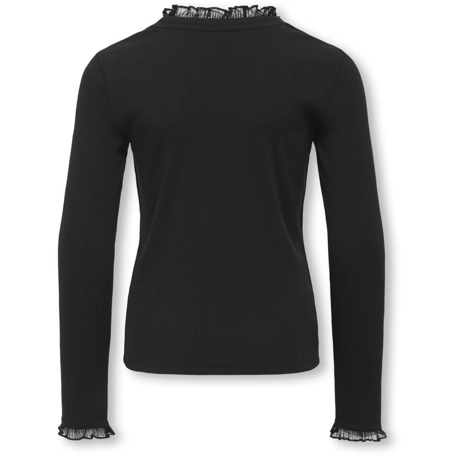 kids ONLY Black Kogleslie L/S Lace Mix Top Jrs - Image 3