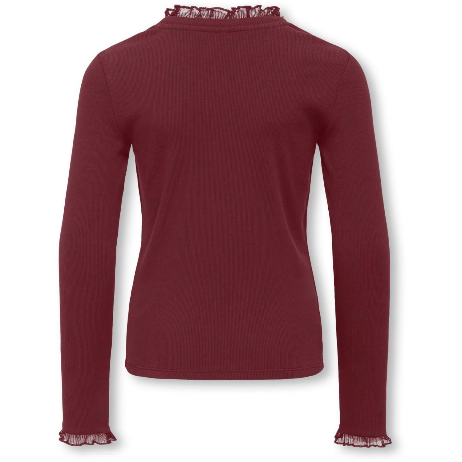 kids ONLY Cabernet Kogleslie L/S Lace Mix Top Jrs - Image 3