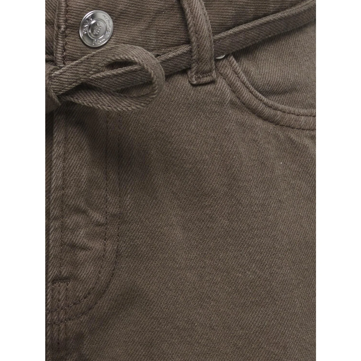 kids ONLY Chocolate Brown Koggianna Mw Belted Col Shorts Nov - Image 3