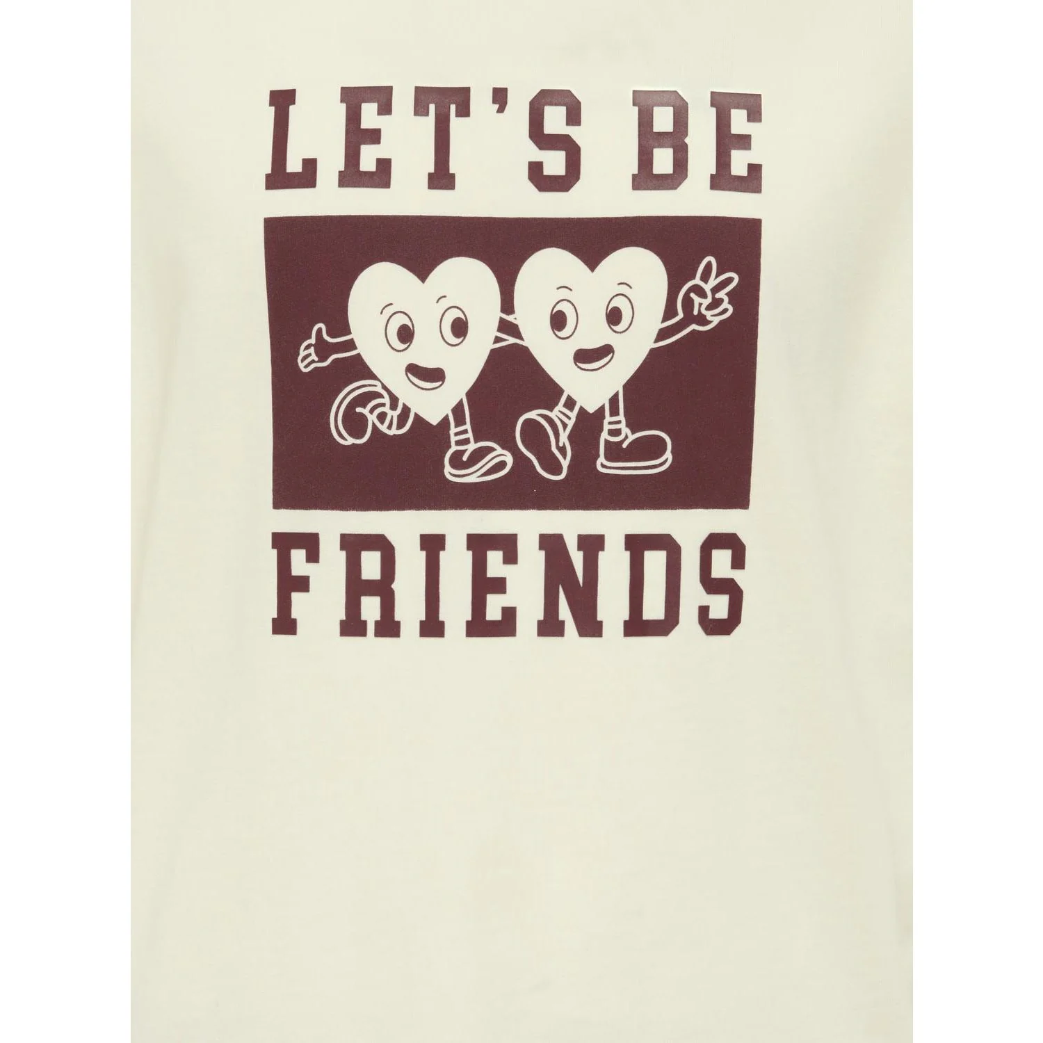 kids ONLY Cloud Dancer Friends/Cabernet Koggitta S/S Boxy Printed Top Jrs - Image 2