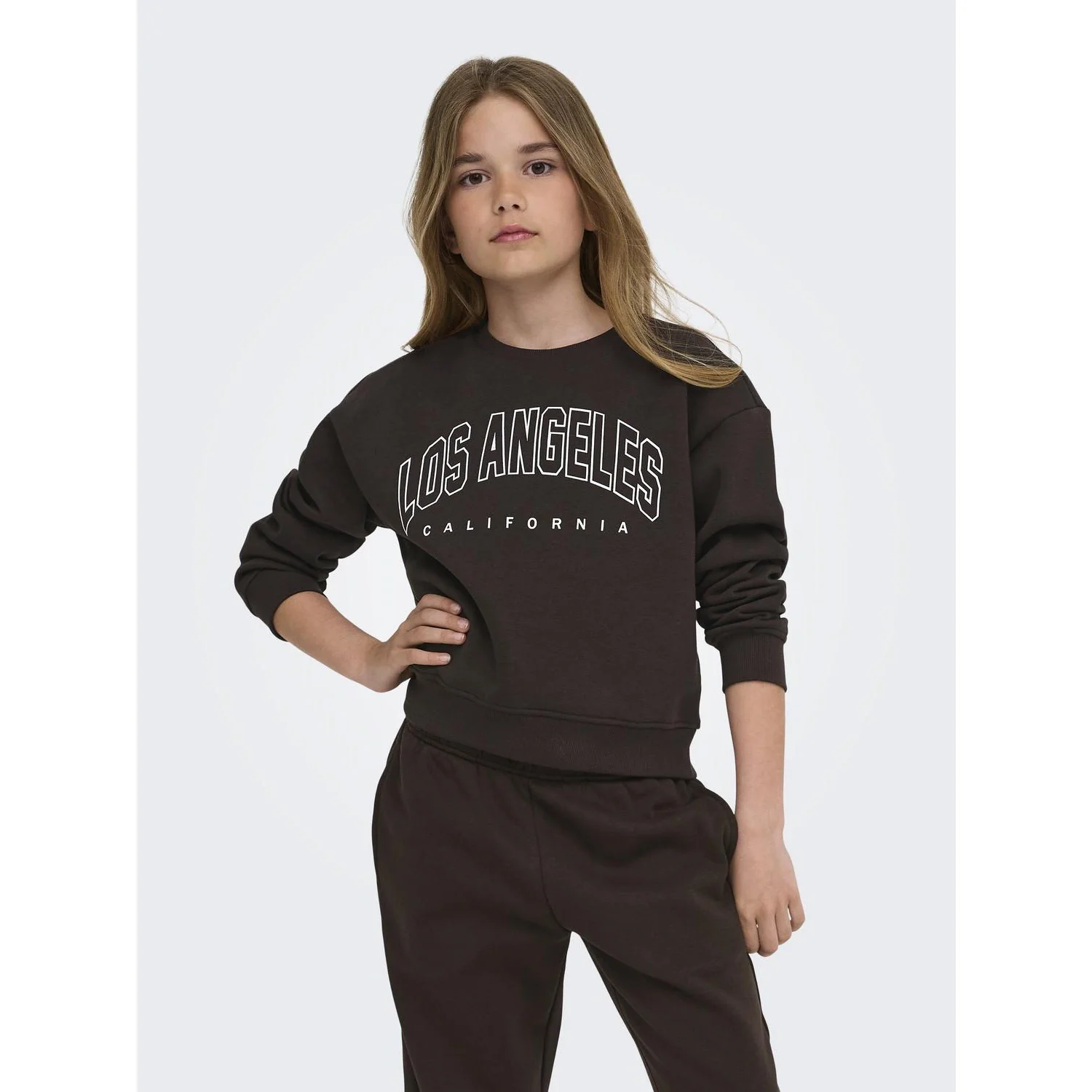 kids ONLY Coffee Bean Los Angeles - California Kogsweat Ls Crew Ovz Stat Swt Noos - Image 3