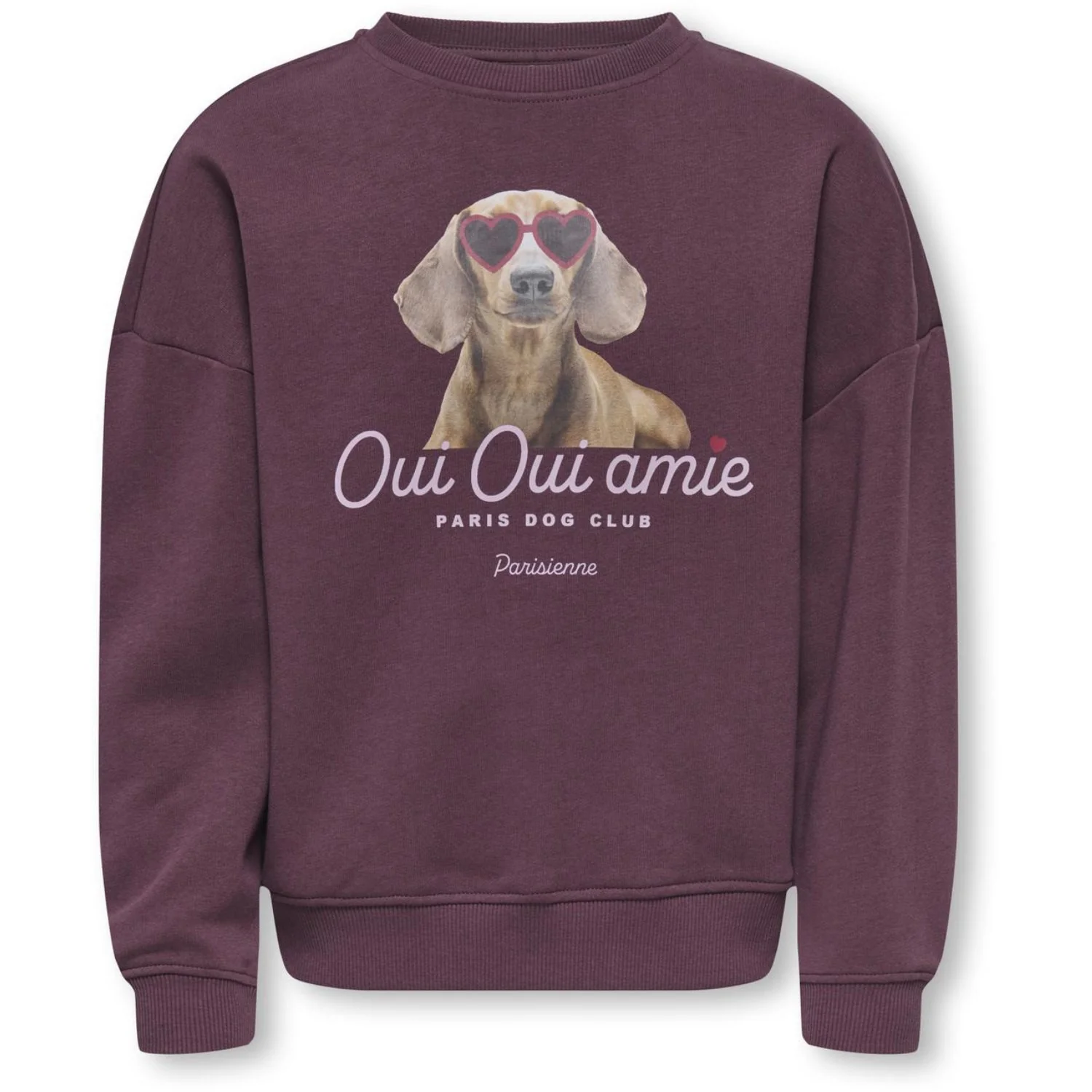 kids ONLY Fudge Oui Kogbila L/S Ovz Print O-Neck Swt Noos - Image 2