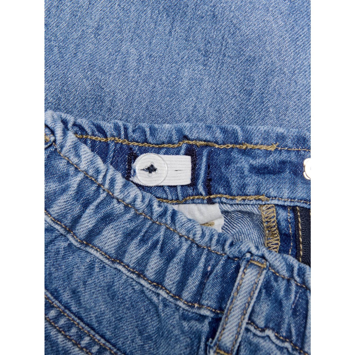 kids ONLY Light Blue Denim Kogcomet Wide Long Shorts Dnm Dia Noos - Image 4