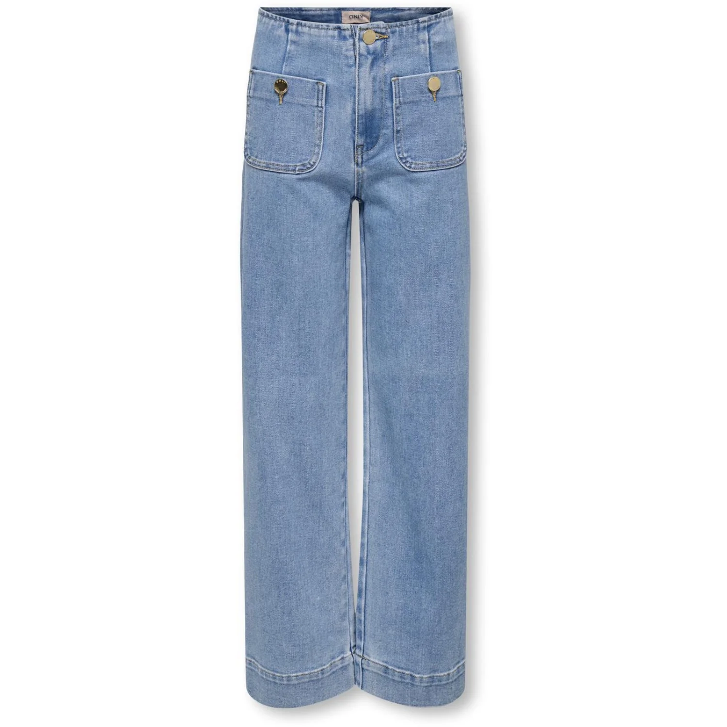 kids ONLY Light Blue Denim Kogmadeline Hw Wide Pocket Dnm Gua