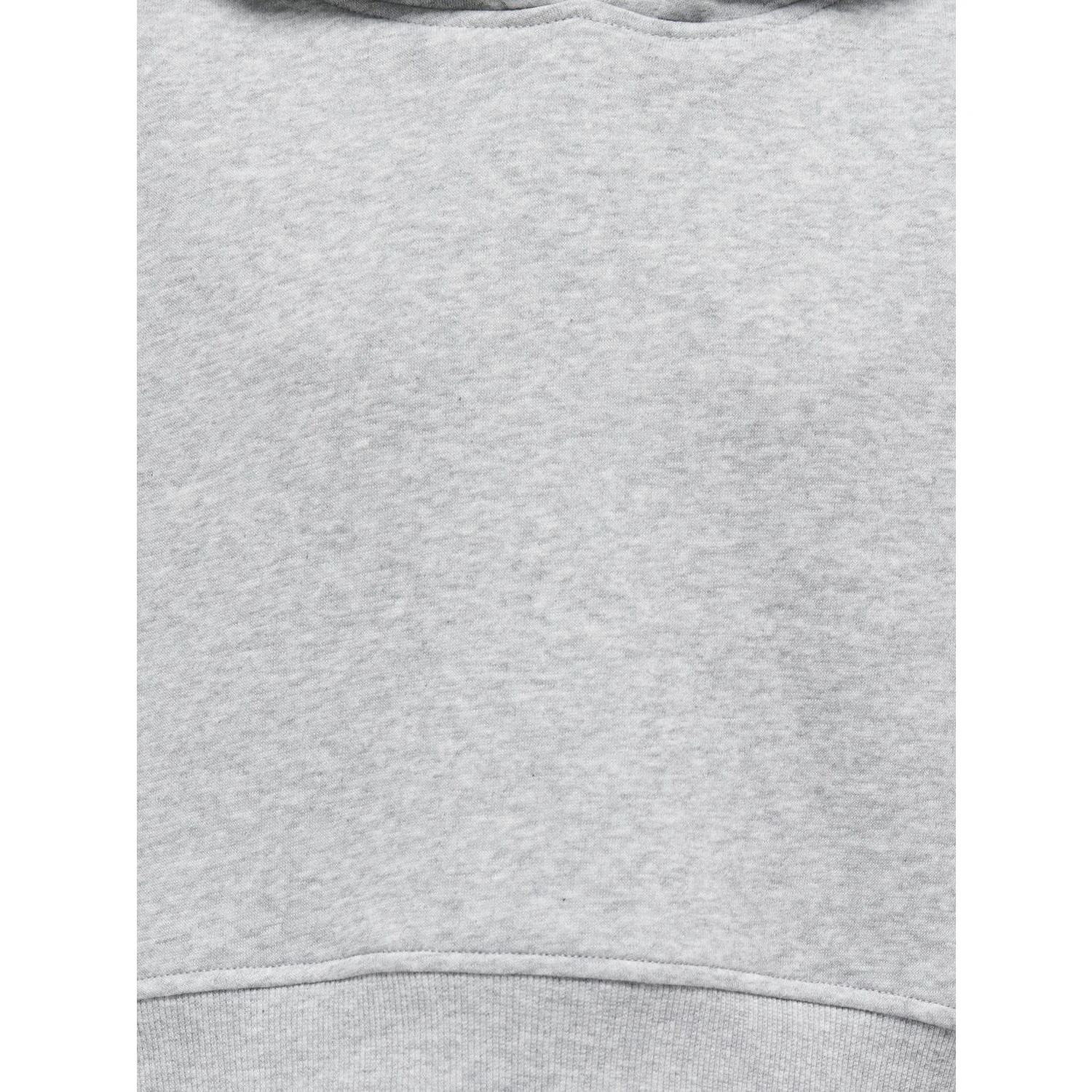kids ONLY Light Grey Melange Kogsweat L/S Hættetrøje Kort Swt Noos - Image 2