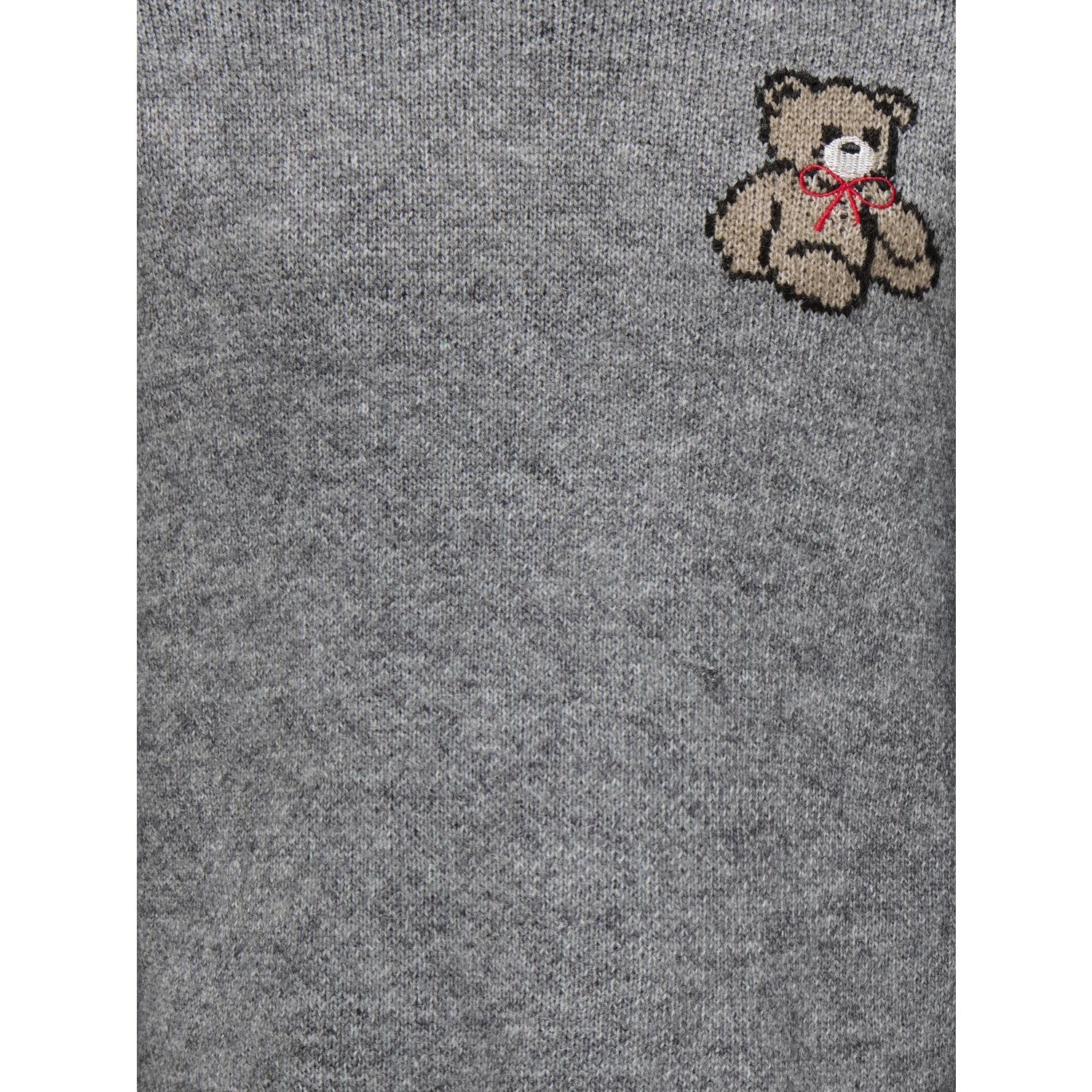 kids ONLY Medium Grey Melange Teddy Kogteddy L/S Pullover Knt Noos - Image 2