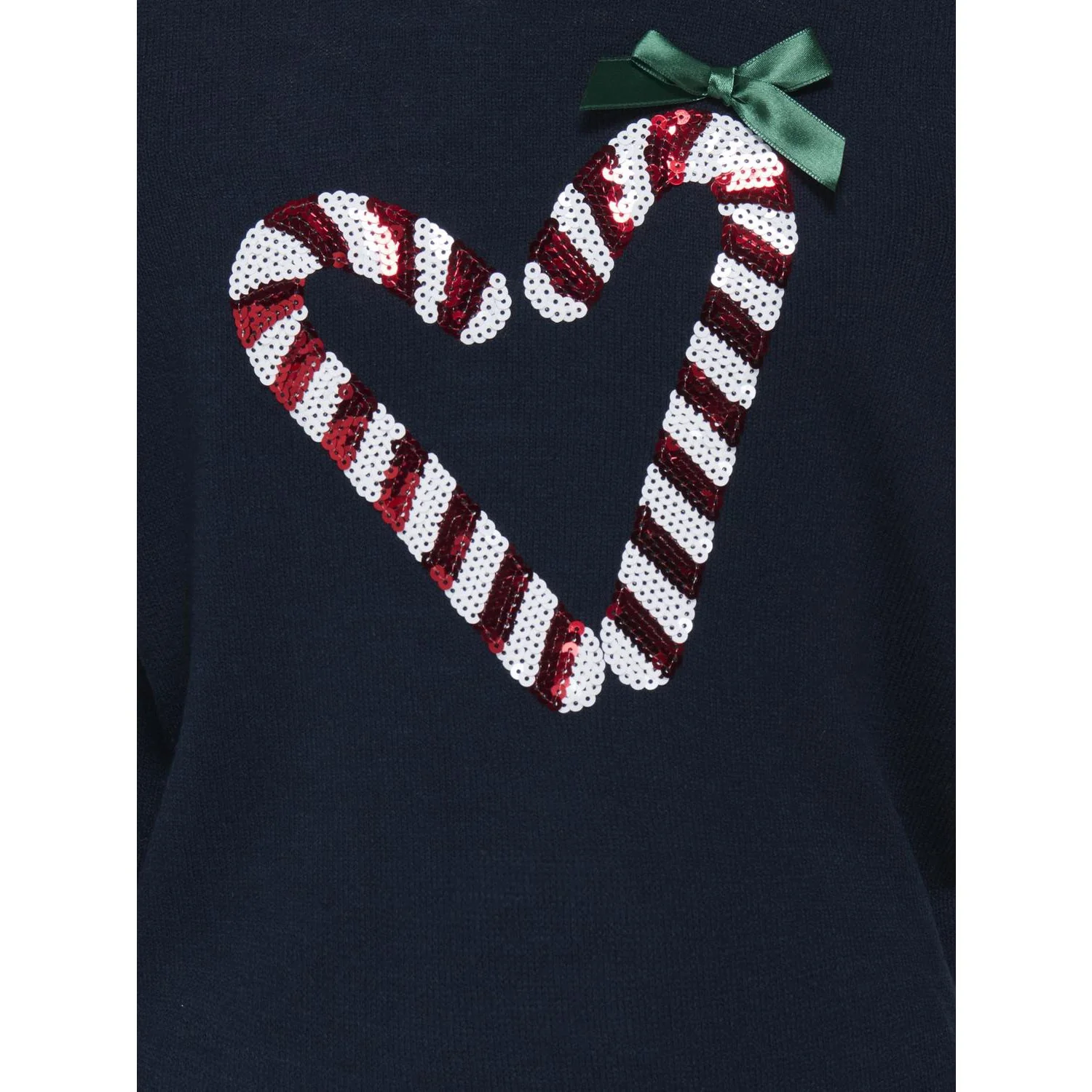 kids ONLY Naval Academy Candy Heart Kogxmas Shine Ls Oneck Box Knt - Image 2