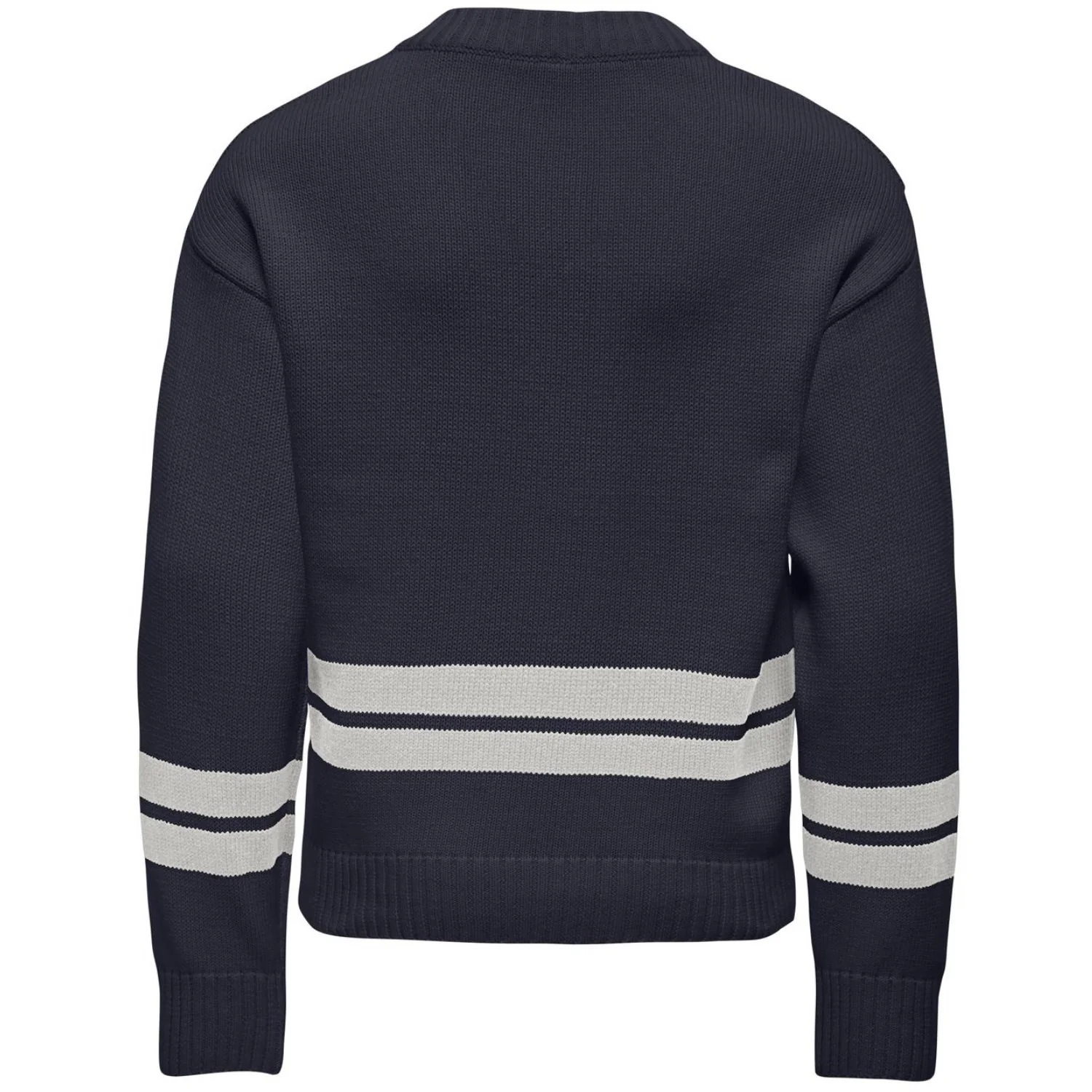 kids ONLY Night Sky Badge/Cloud Dancer Kogjanny Life L/S Varsity V-Neck Knt - Image 2