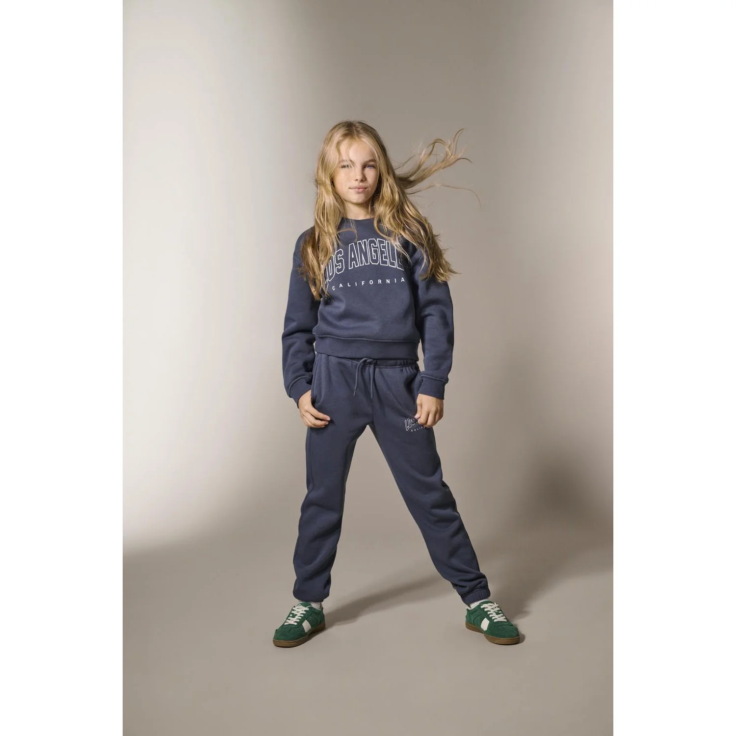 kids ONLY Ombre Blue Los Angeles - California Kogsweat Life Bukser Statement Cp Swt - Image 2