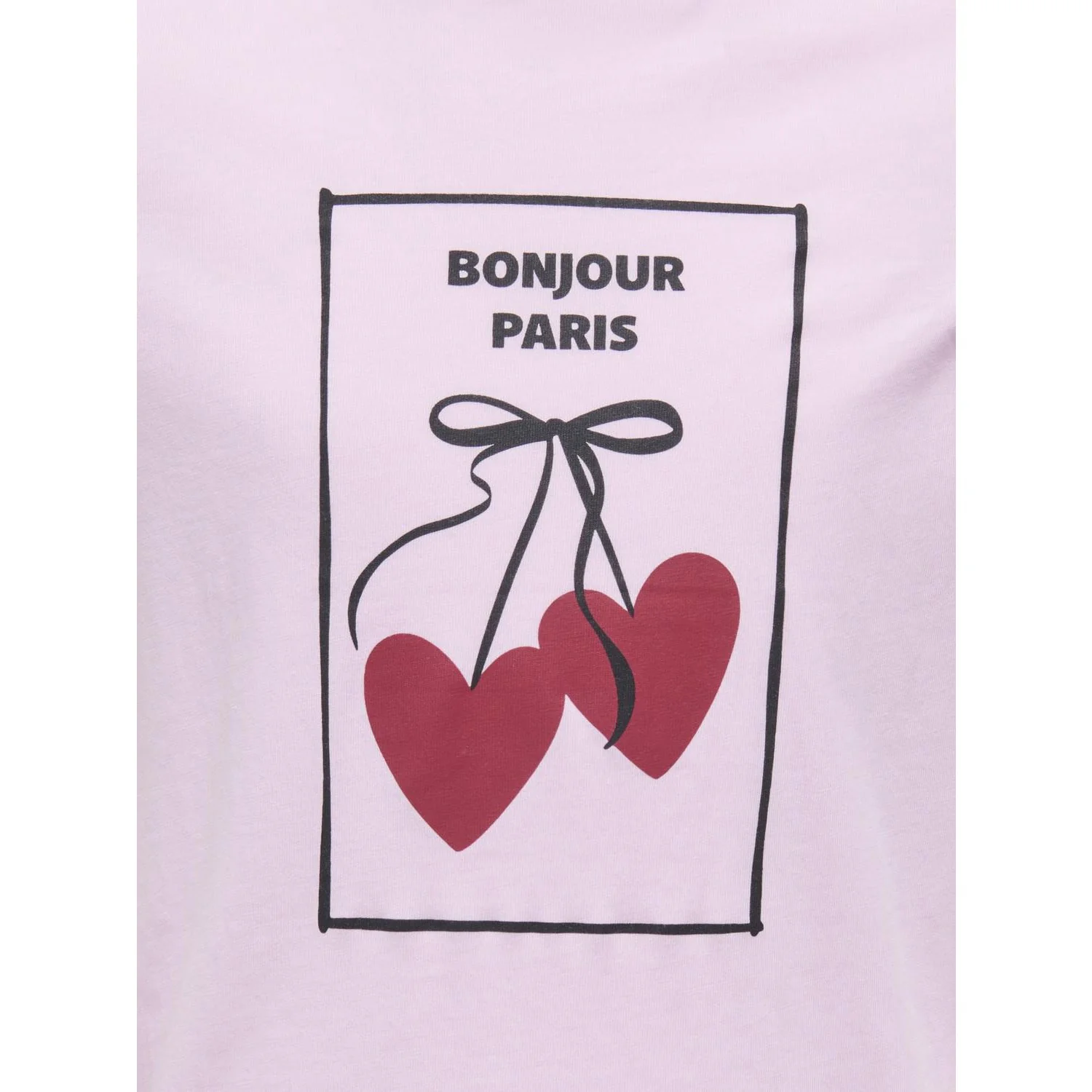 kids ONLY Pink Lady Bonjour Koglila Ss Reg Printed Tee Jrs - Image 2