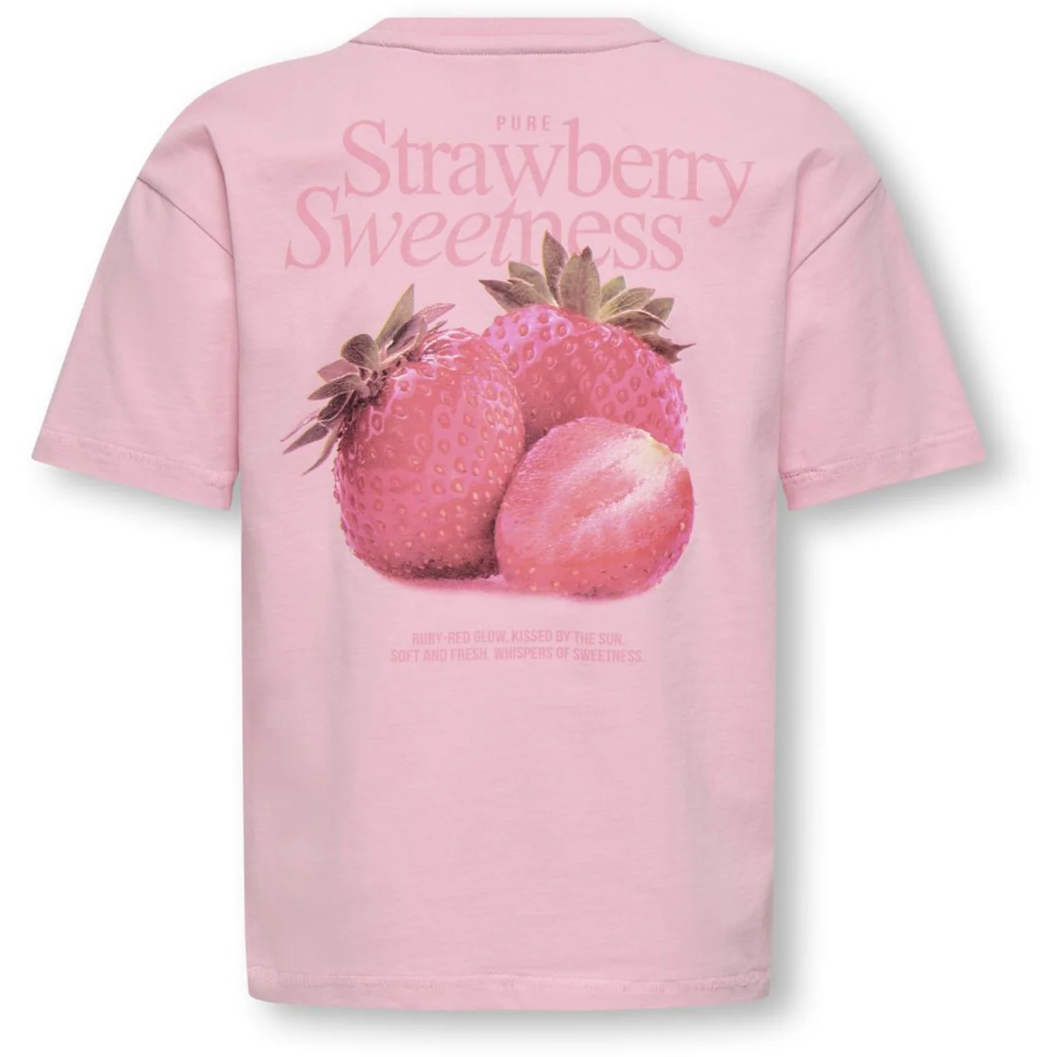 kids ONLY Romance Rose Strawberry Koghelen Life S/S Loose Tee Jrs Noos - Image 5
