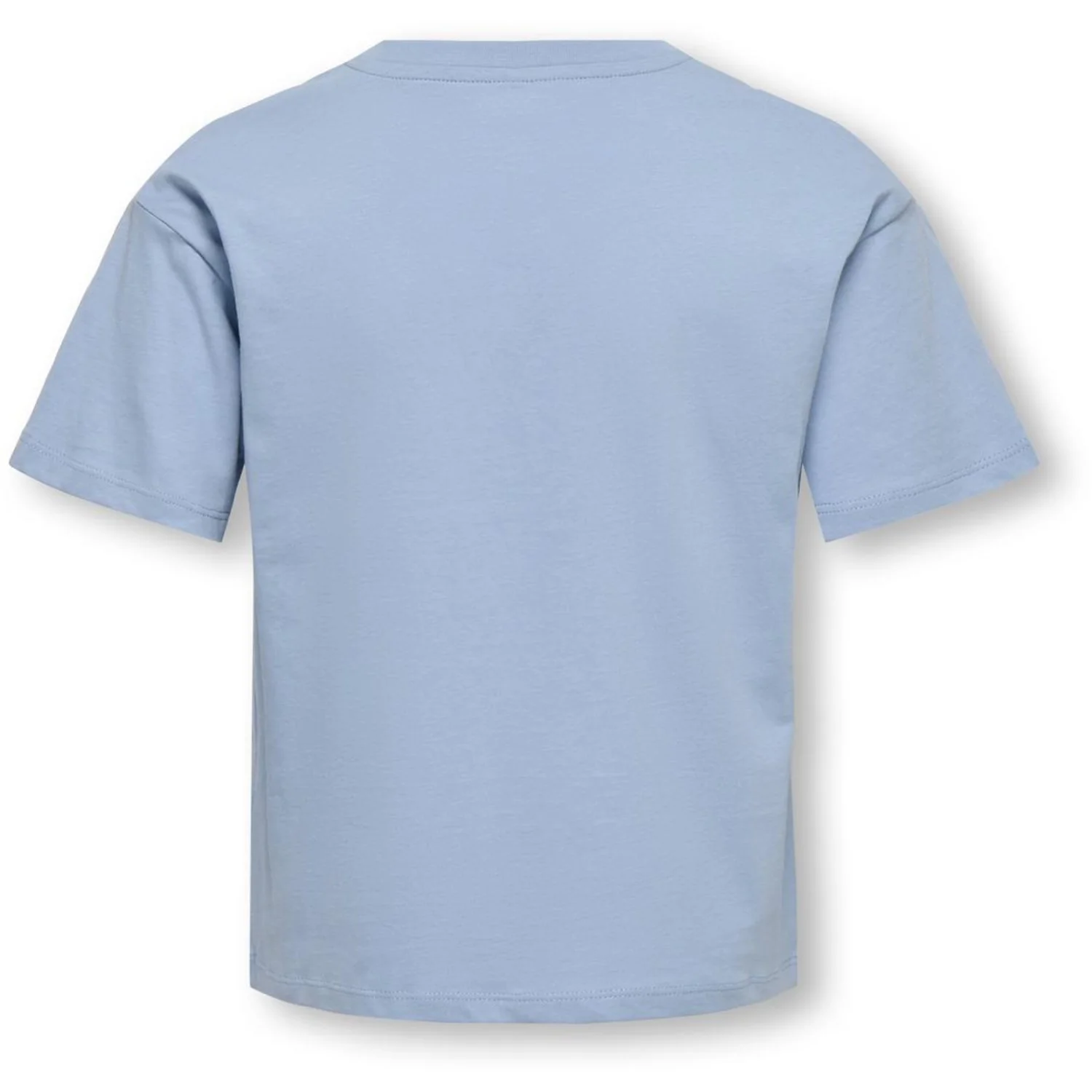 kids ONLY Soft Chambray Heart Emb/Night Sky Kogmaiken Life Cropheart Ss Top Jrs Noos - Image 3