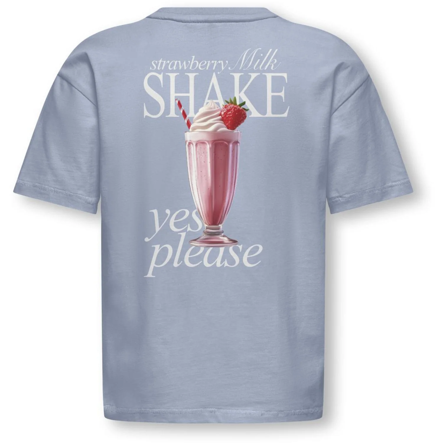 kids ONLY Soft Chambray Milkshake Koghelen Life S/S Loose Tee Jrs Noos - Image 3