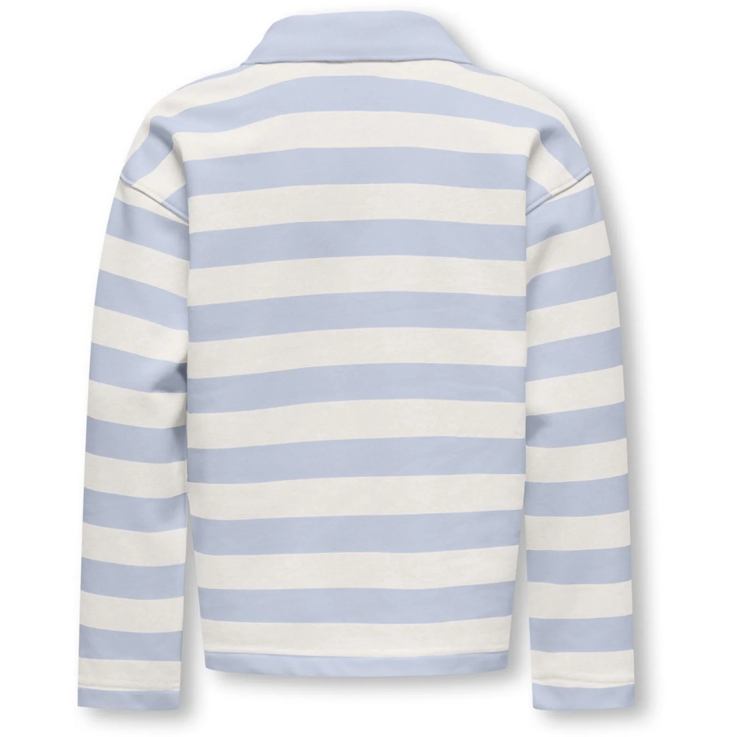 kids ONLY Soft Chambray White Alyssum Kogesther L/S Polo Emb Vd Swt - Image 3