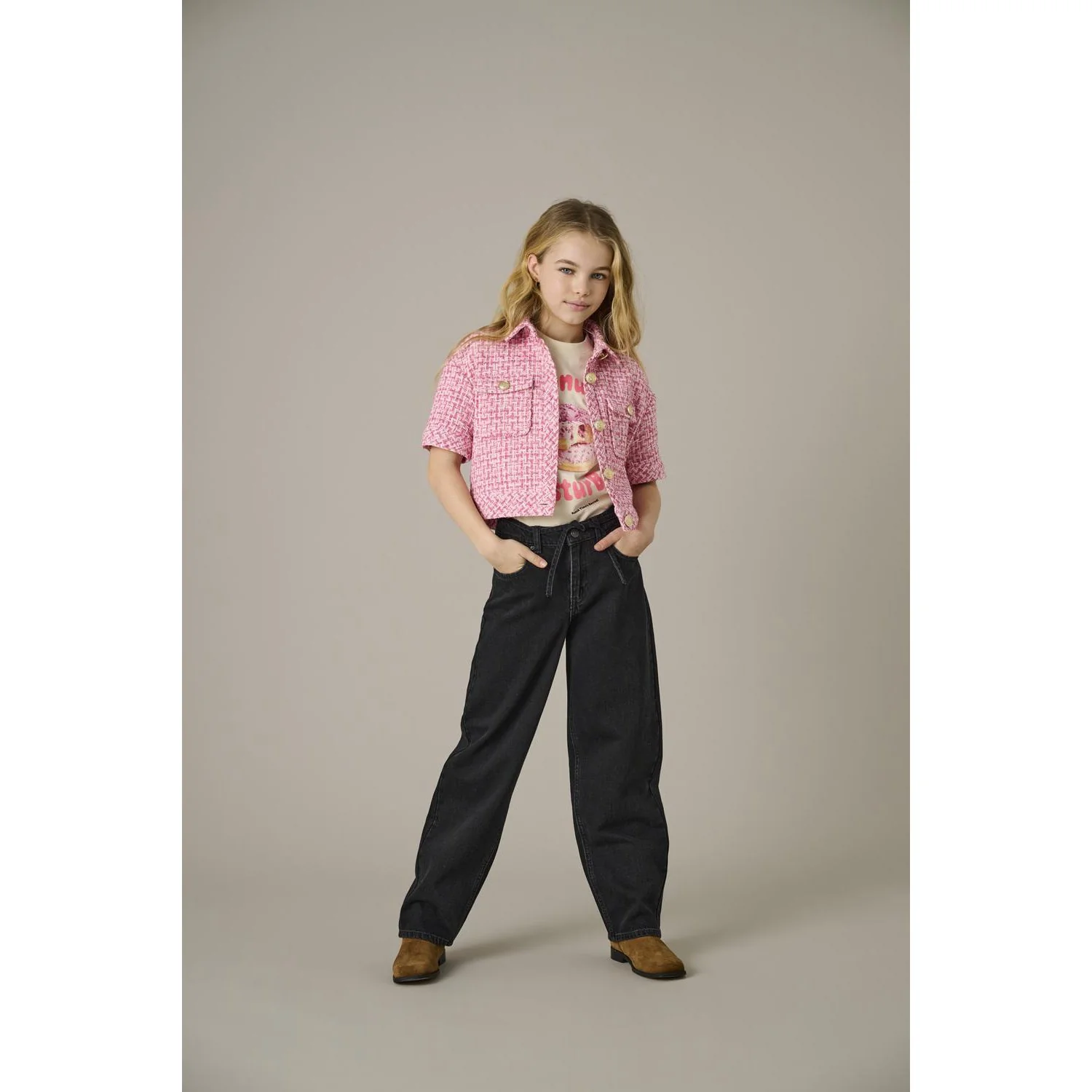 kids ONLY Washed Black Koggianna Mw Straight Dnm Pim216 - Image 2