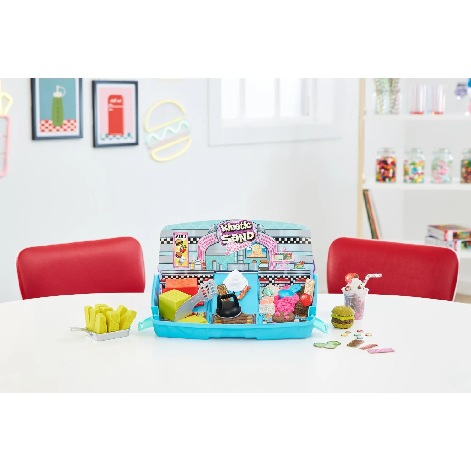 Kinetic Sand Diner Foldbar Sandkasse - Image 5