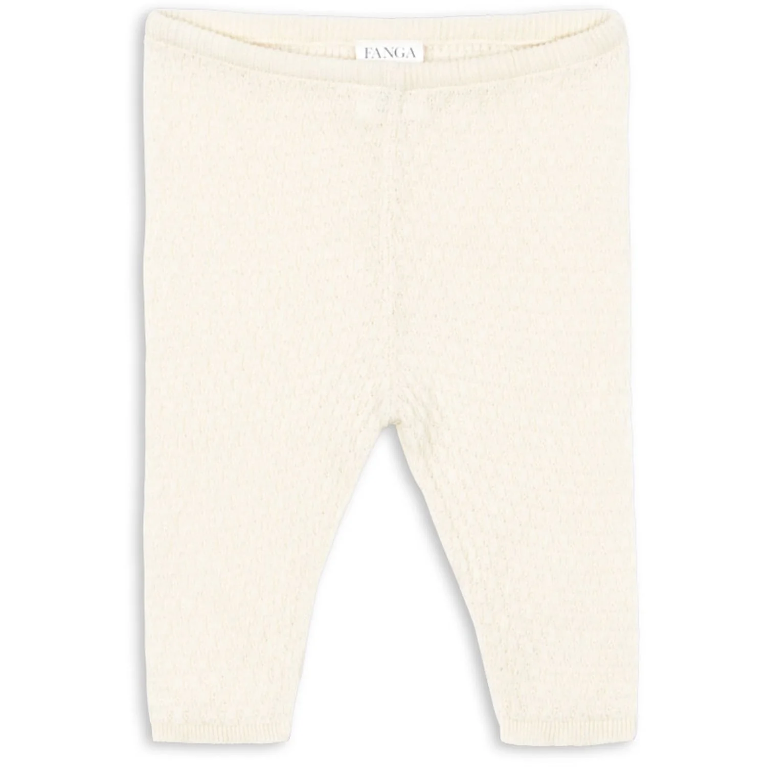 Konges Sløjd Fanga Fontana Antique White Venti Pointelle Bukser GOTS