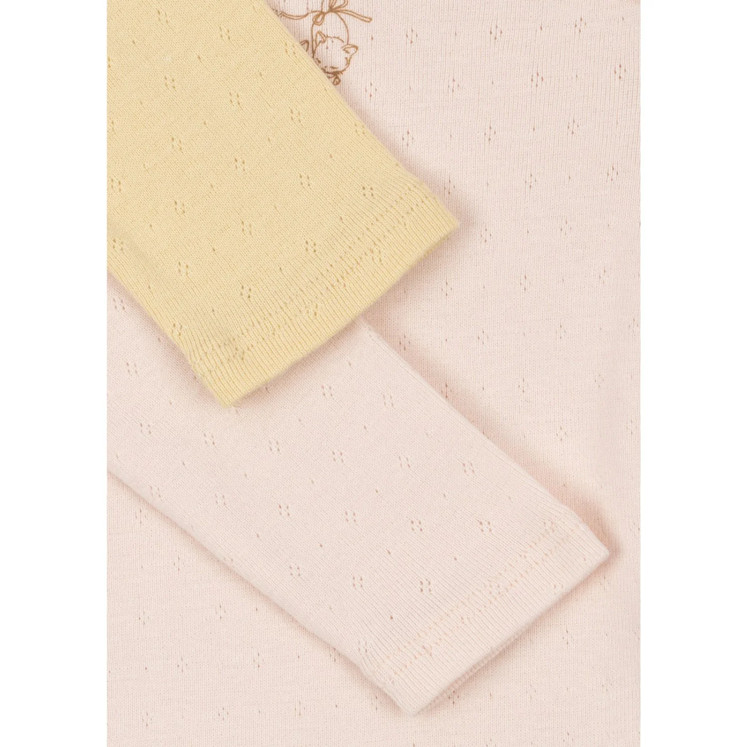 Konges Sløjd Banana Crepe/Creole Pink Fanga Fontana Perla 2 Pak Ls Body Ocs - Image 3