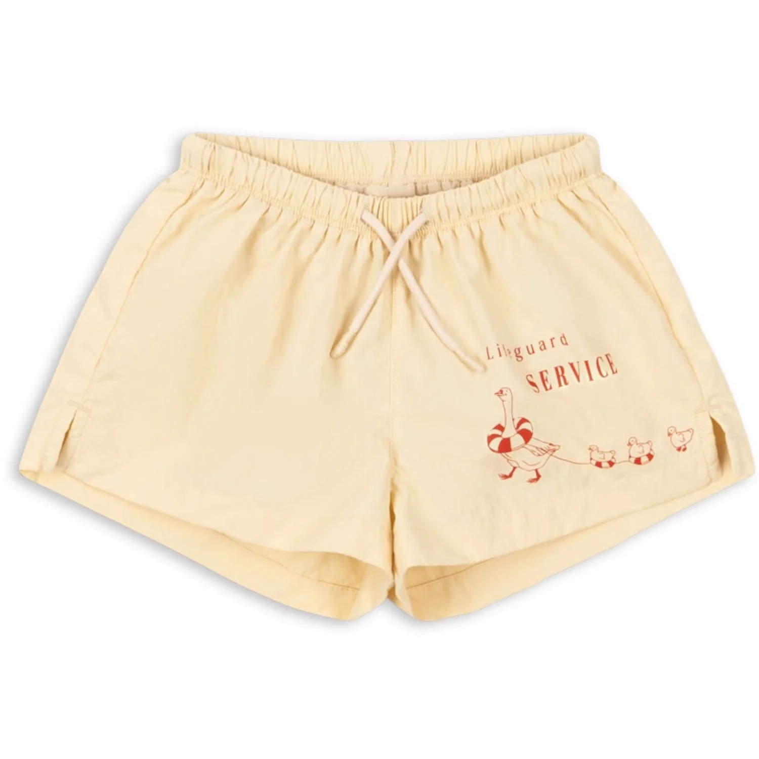 Konges Sløjd Banana Crepe Pomio Kort Badeshorts Grs