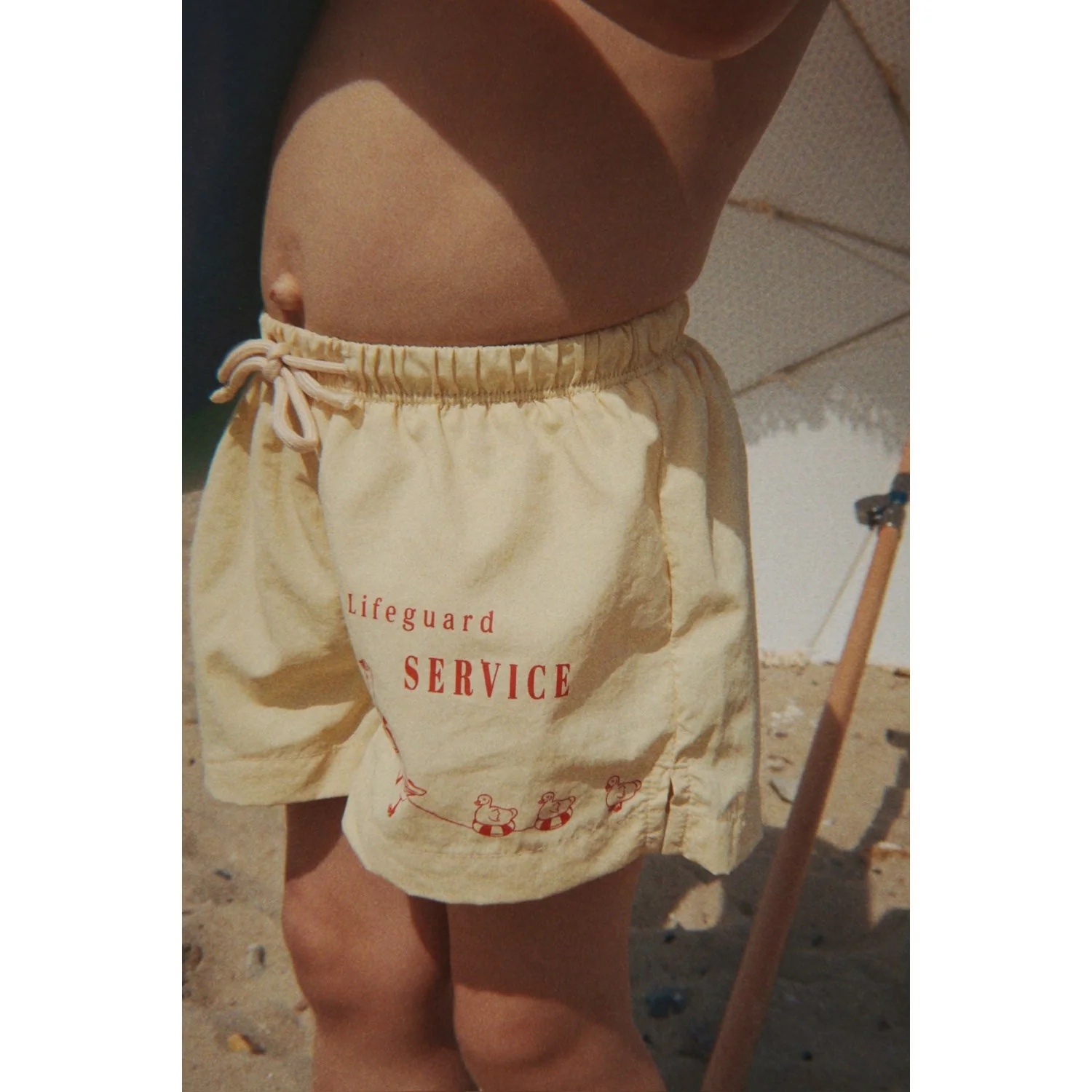 Konges Sløjd Banana Crepe Pomio Kort Badeshorts Grs - Image 2
