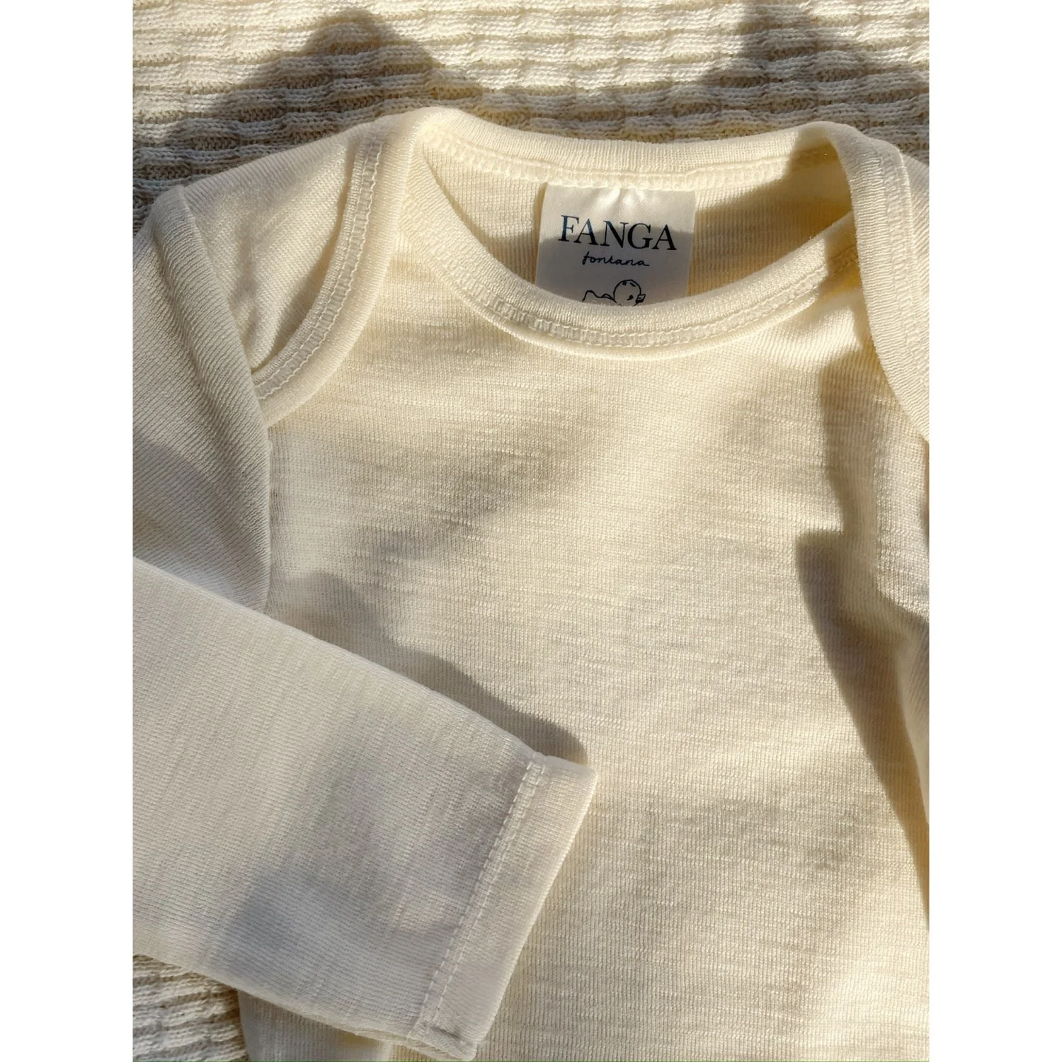 Konges Sløjd Fanga Fontana Beige Melange Erba Uld Ls Body - Image 2