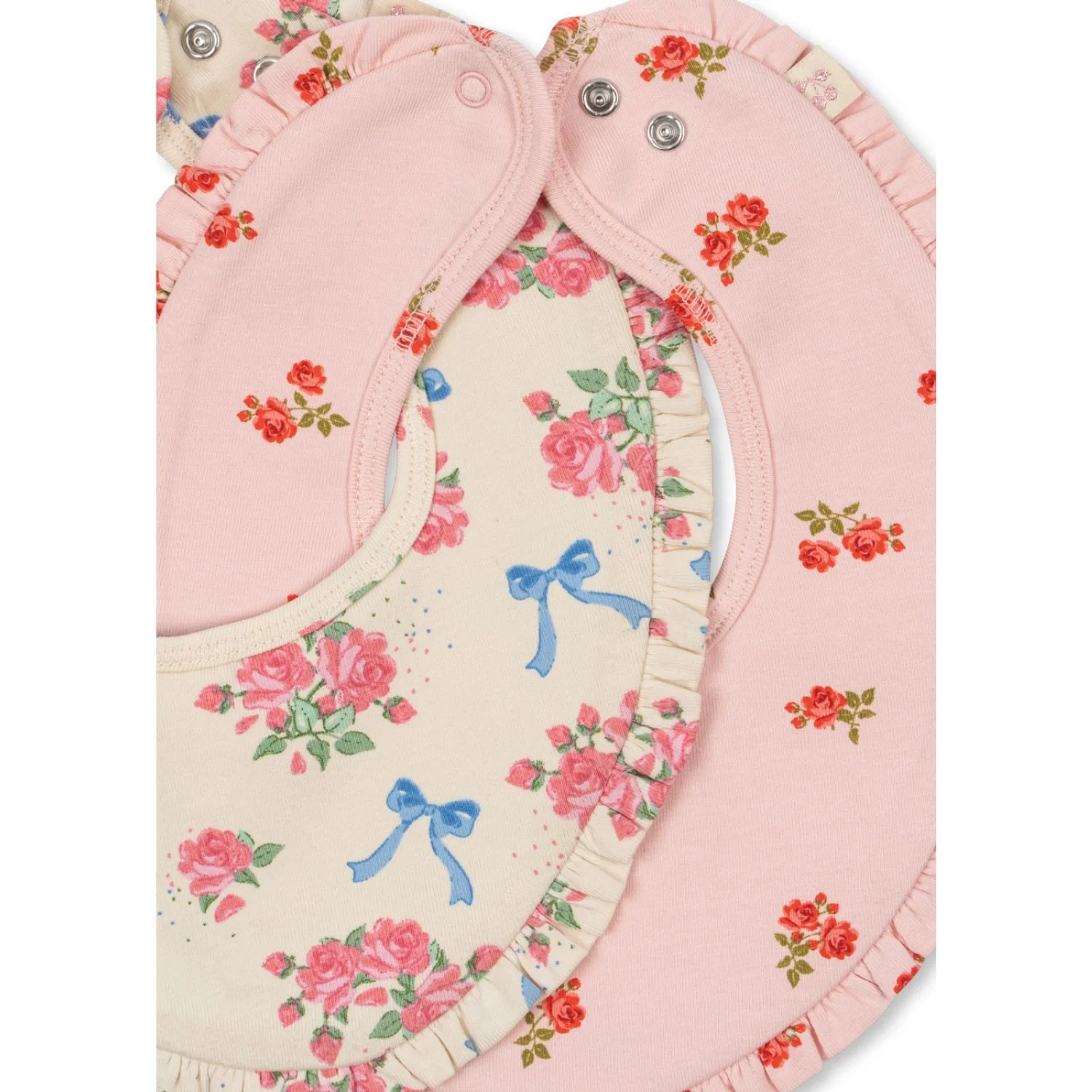 Konges Sløjd Bella Rosita/Rosa Pink Basic 2 Pak Flæse Hagesmæk - Image 2