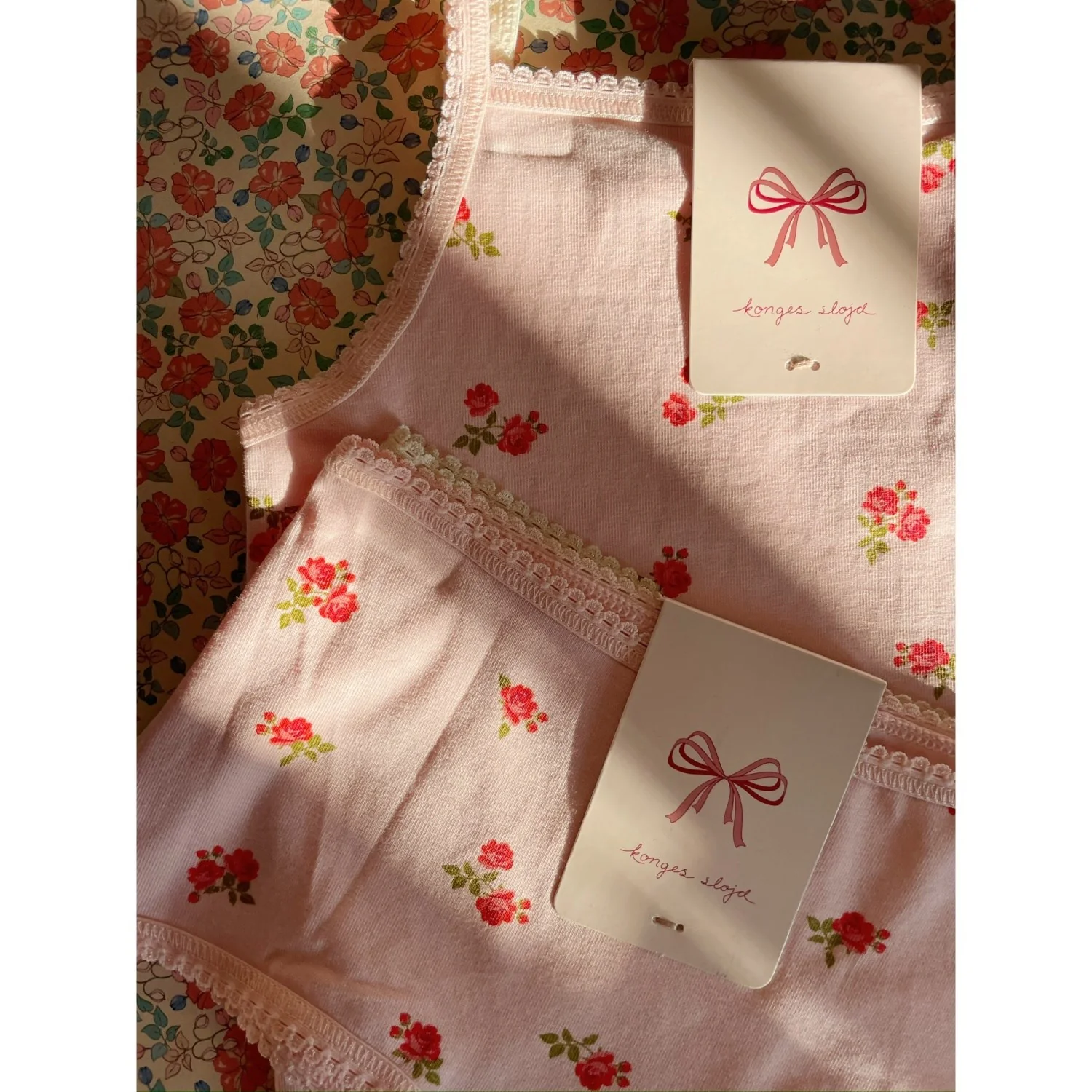 Konges Sløjd Bella Rosita/Rosa Pink Basic 2 Pak Girl Hipster GOTS - Image 3