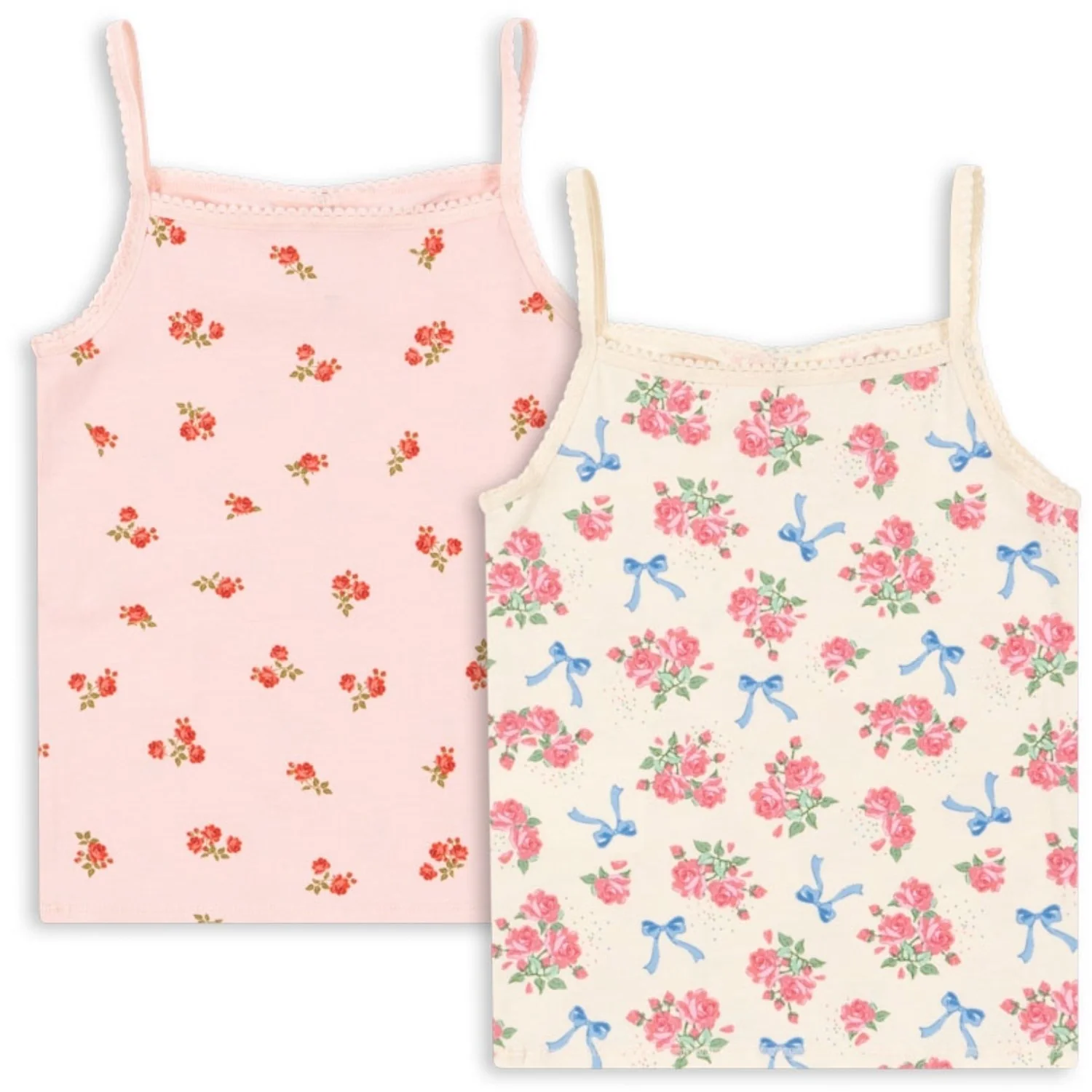 Konges Sløjd Bella Rosita/Rosa Pink Basic 2 Pak Strop Top GOTS - Image 5