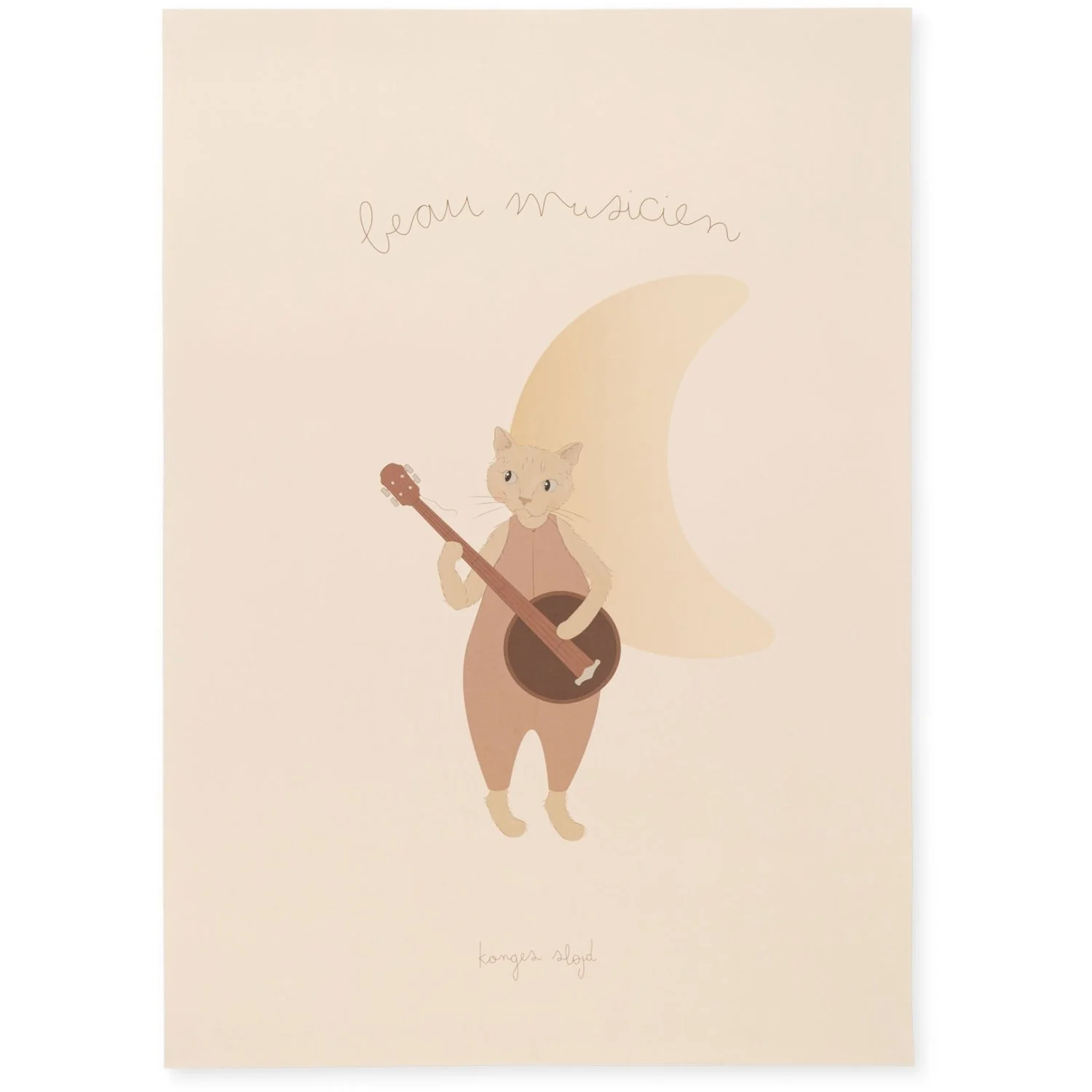 Konges Sløjd Belle Musicien Plakat