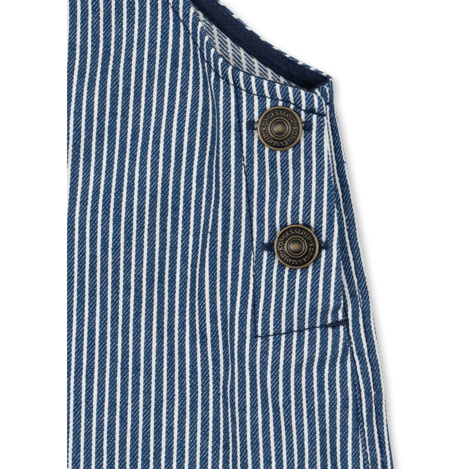 Konges Sløjd Blue Stripe Luc Smækbukser Gots - Image 3