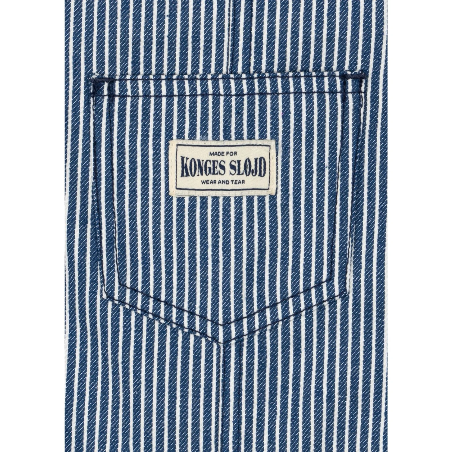 Konges Sløjd Blue Stripe Luc Smækbukser Gots - Image 4