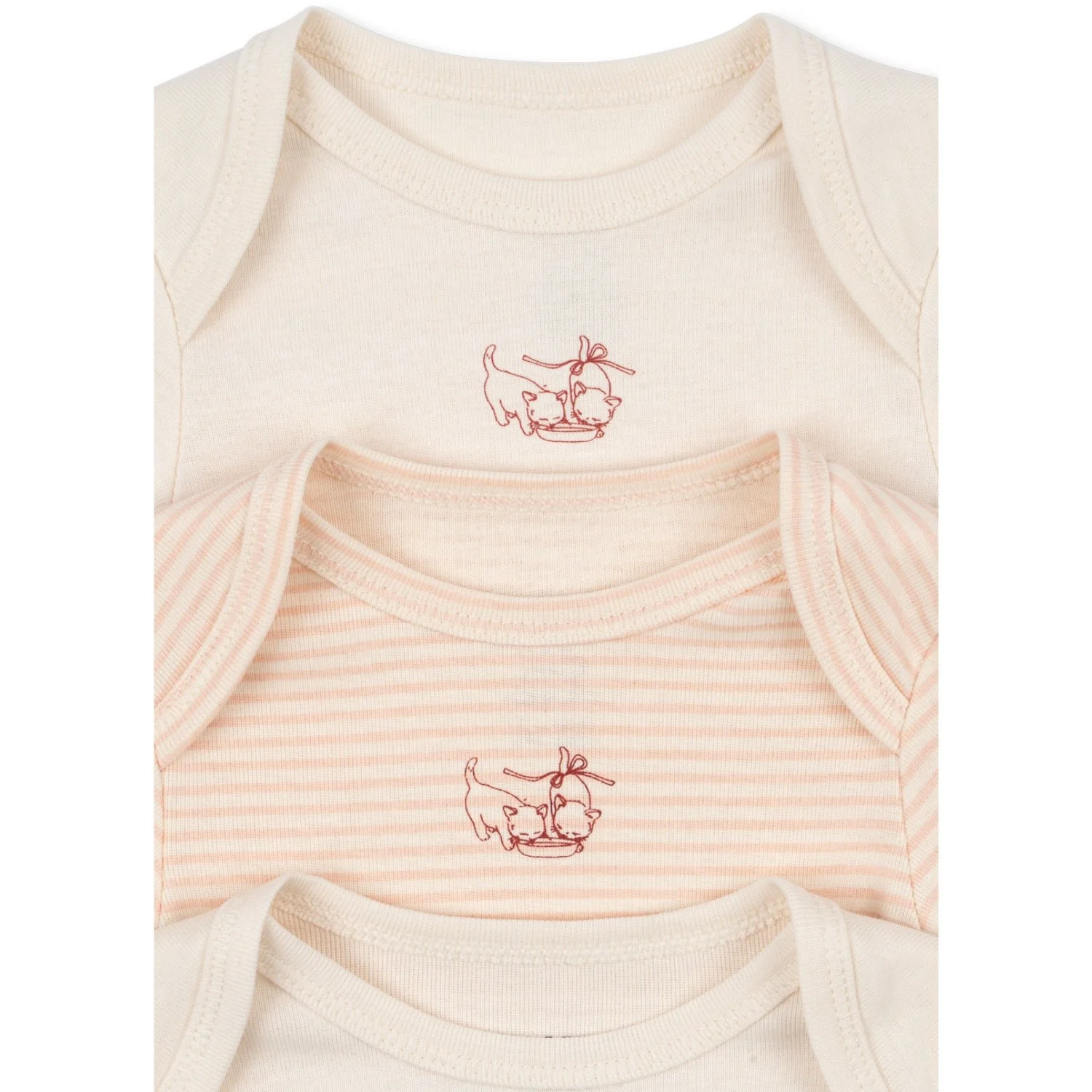 Konges Sløjd Fanga Fontana Blush Mix Fio Stripe 3 Pak Ls Body OCS - Image 2