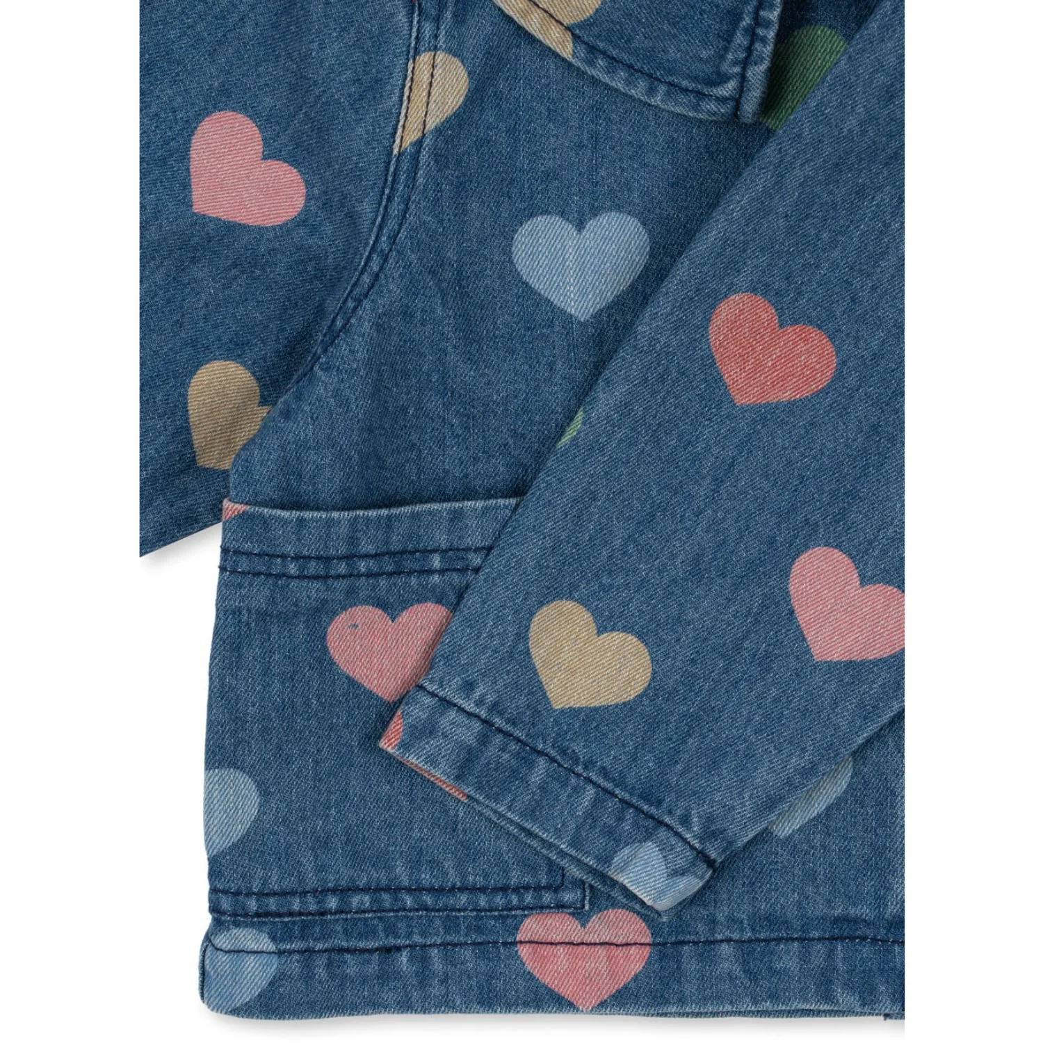 Konges Sløjd Bon Coeur Coloré Magot Denim Skjorte GOTS - Image 2