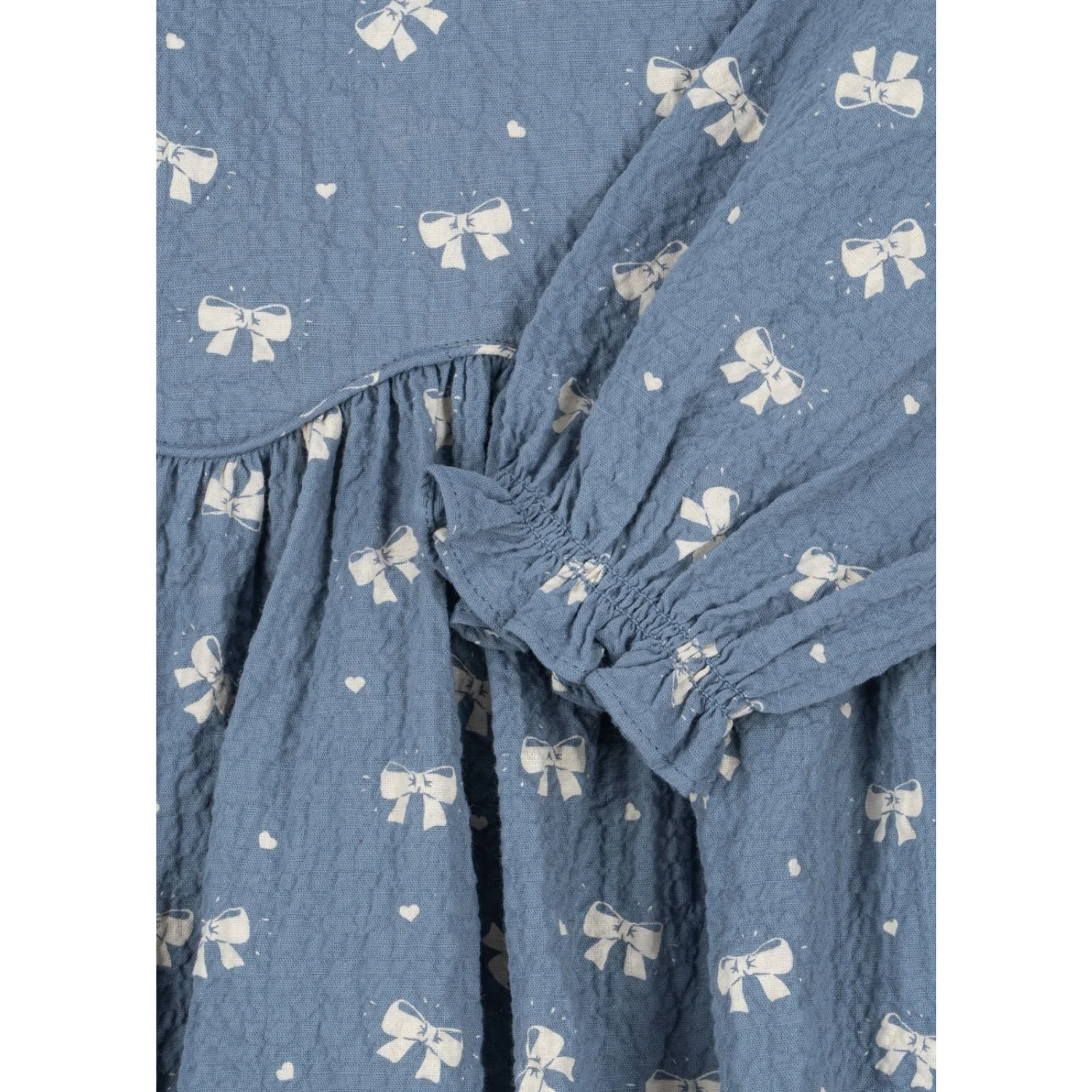 Konges Sløjd Boucle Blue Vida Kjole GOTS - Image 2