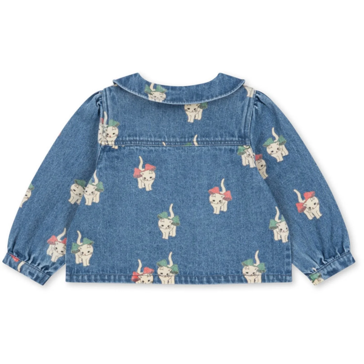 Konges Sløjd Bow Kitty Denim Magot Krave Jakke GOTS - Image 7