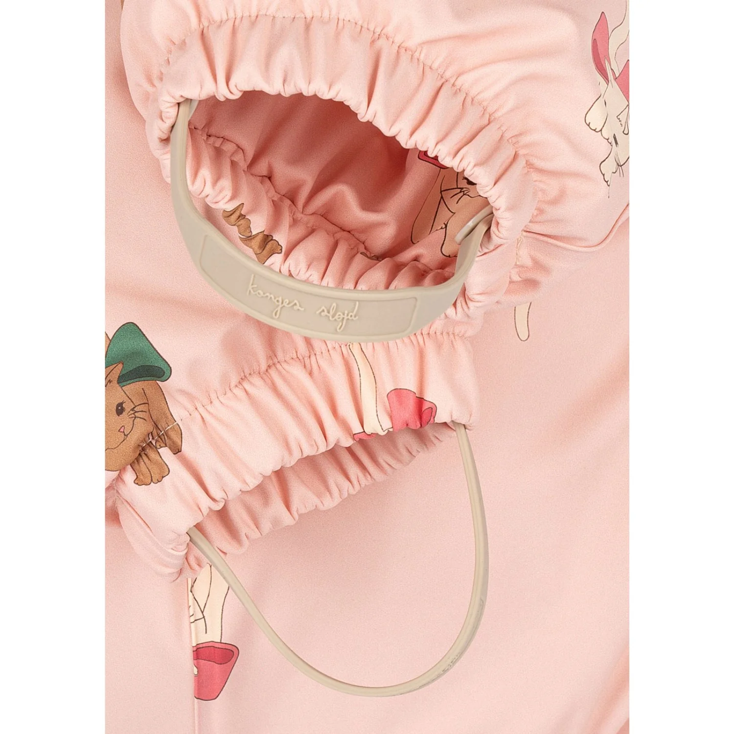 Konges Sløjd x Luksusbaby Bow Kitty Pink Rain Flyverdragt - Image 2