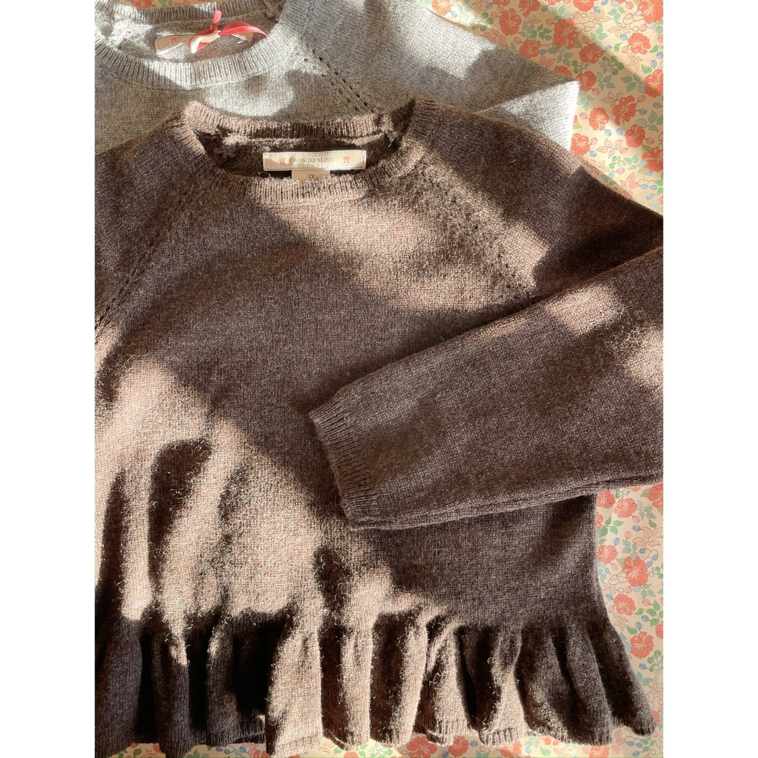 Konges Sløjd Brown Melange Cathy Strik Sweater - Image 2