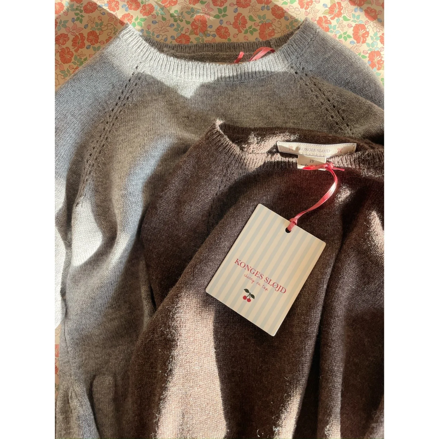 Konges Sløjd Brown Melange Cathy Strik Sweater - Image 4