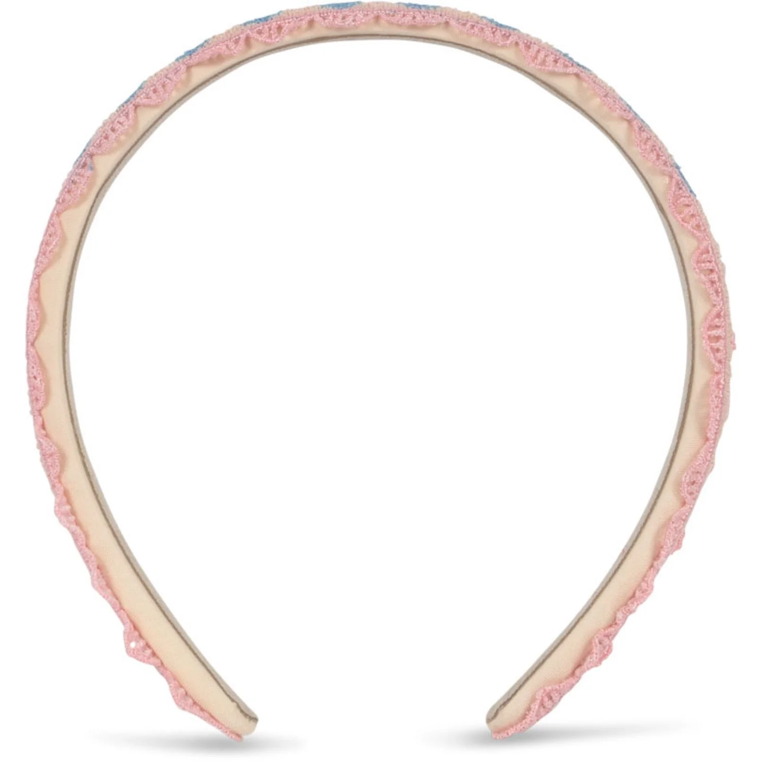 Konges Sløjd Buttercream Heart Embroidery Hårbøjle - Image 5