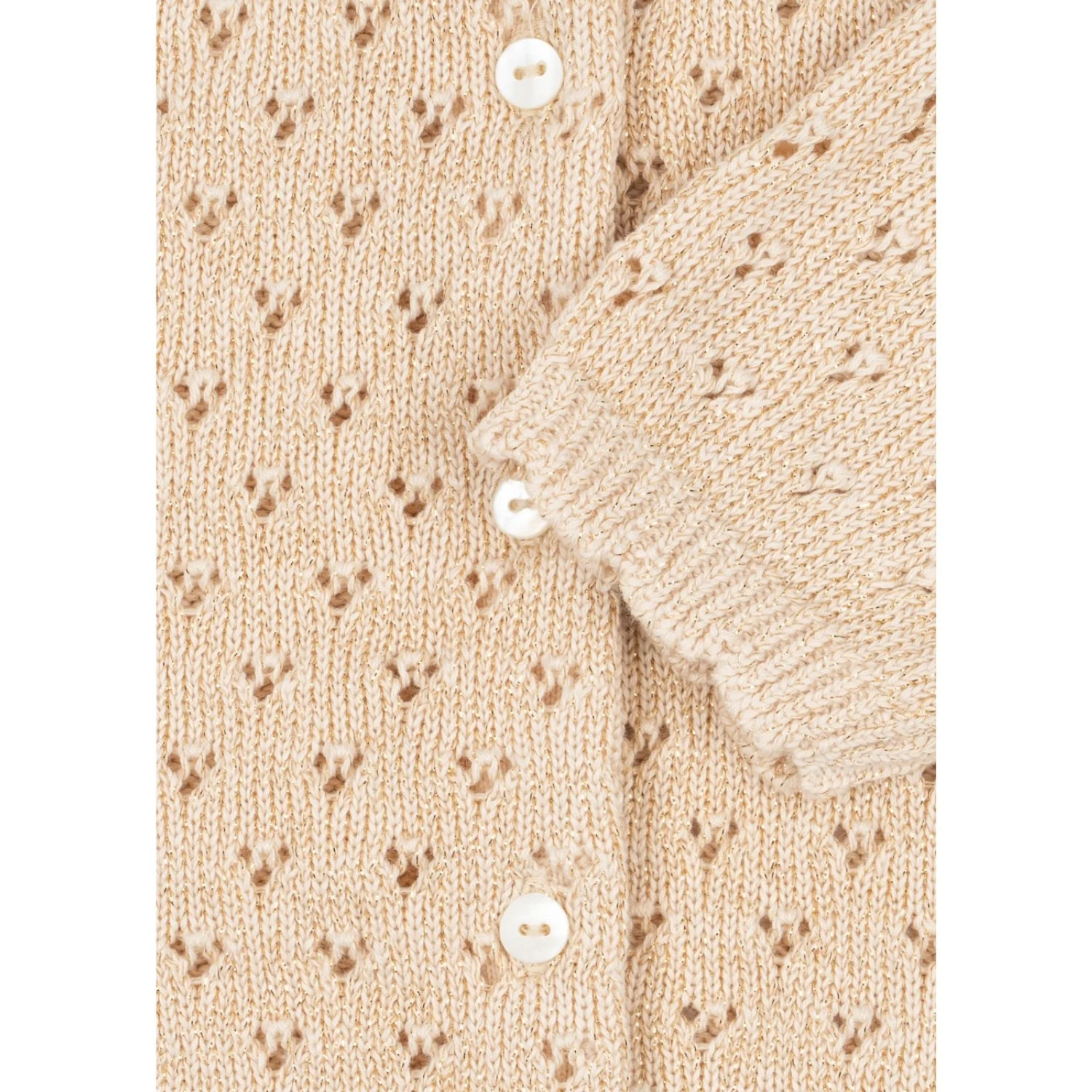 Konges Sløjd Buttercream Holiday Strik Cardigan - Image 3