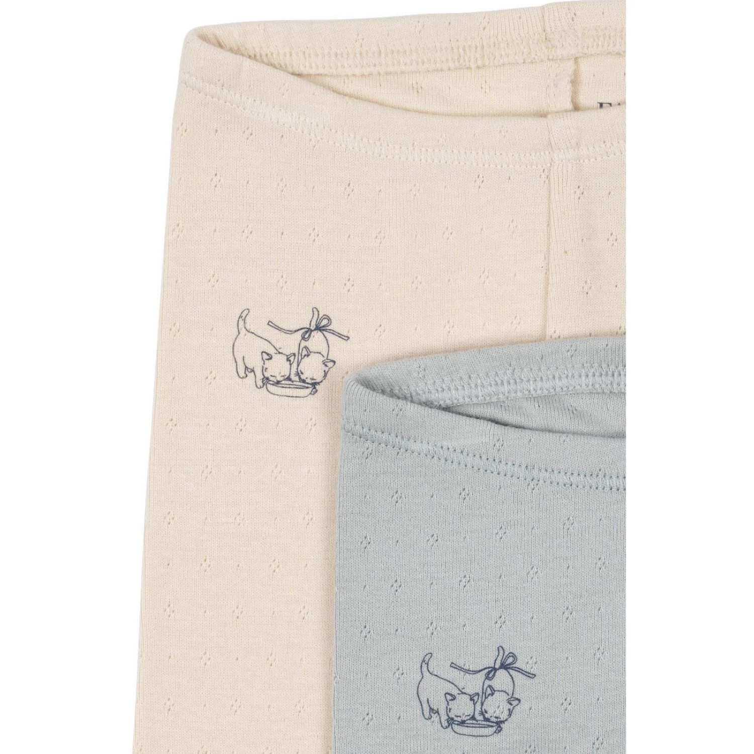 Konges Sløjd Buttercream/Pearl Blue Fanga Fontana Perla 2 Pak Bukser Ocs - Image 3