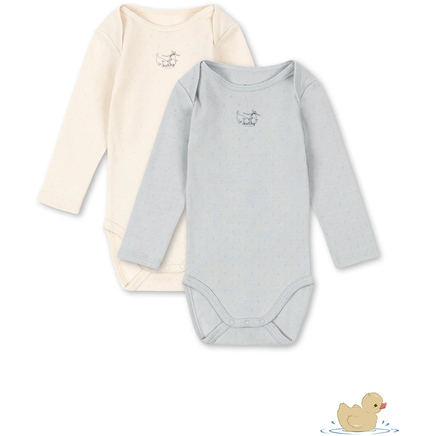 Konges Sløjd Buttercream/Pearl Blue Fanga Fontana Perla 2 Pak Ls Body Ocs